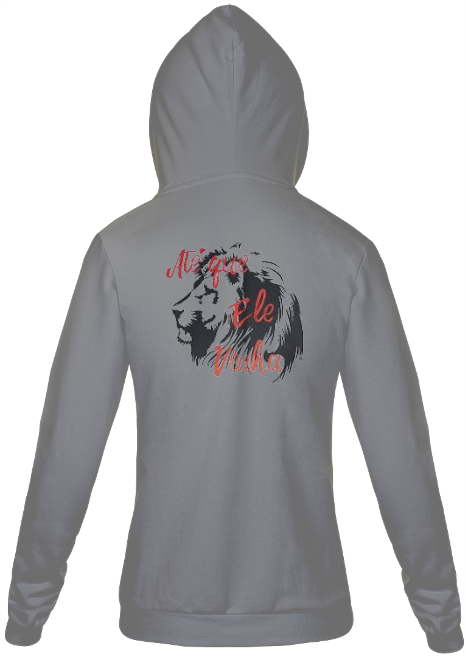 Nome do produto  Moletom com Zíper gospel, ``Até que ele venha´´ modelo 1 