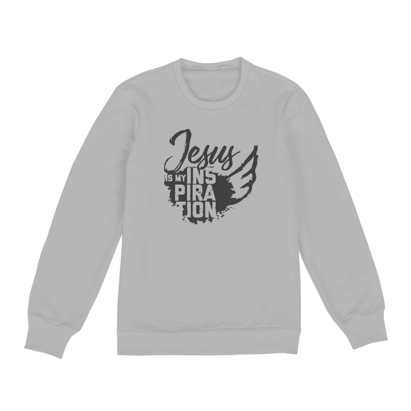 Nome do produto  Moletom Fechado , ``Jesus is my inspiration´´   