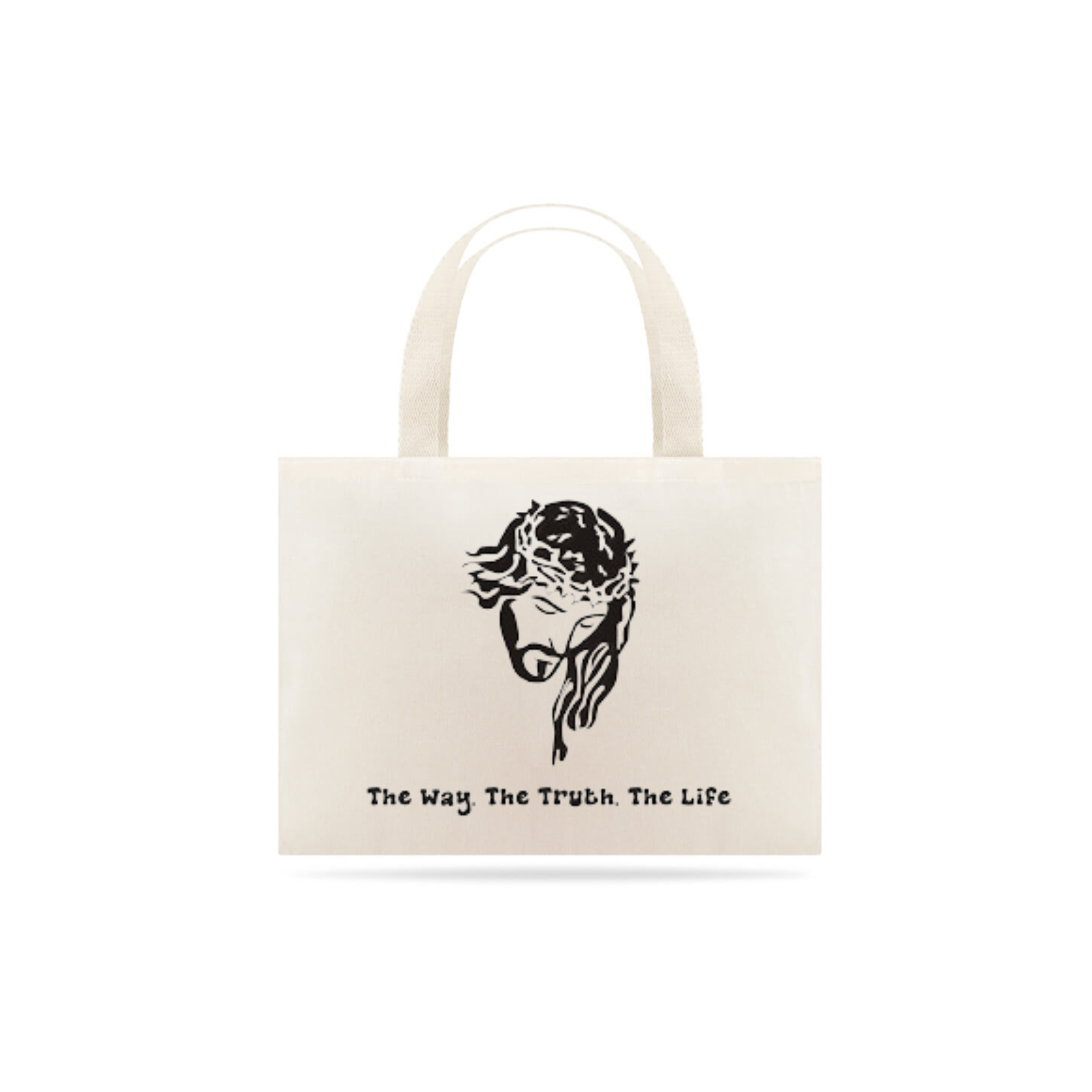 Nome do produto  Eco Bag Grande gospel, ´´The way, the truth, the life´´