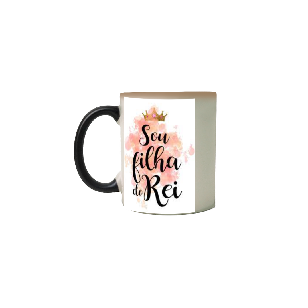 Nome do produto  Caneca Mágica gospel, ``Filha do rei´´