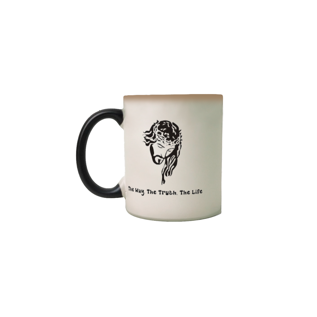 Nome do produto  Caneca Mágica gospel, ``The way, the truth, the life´´