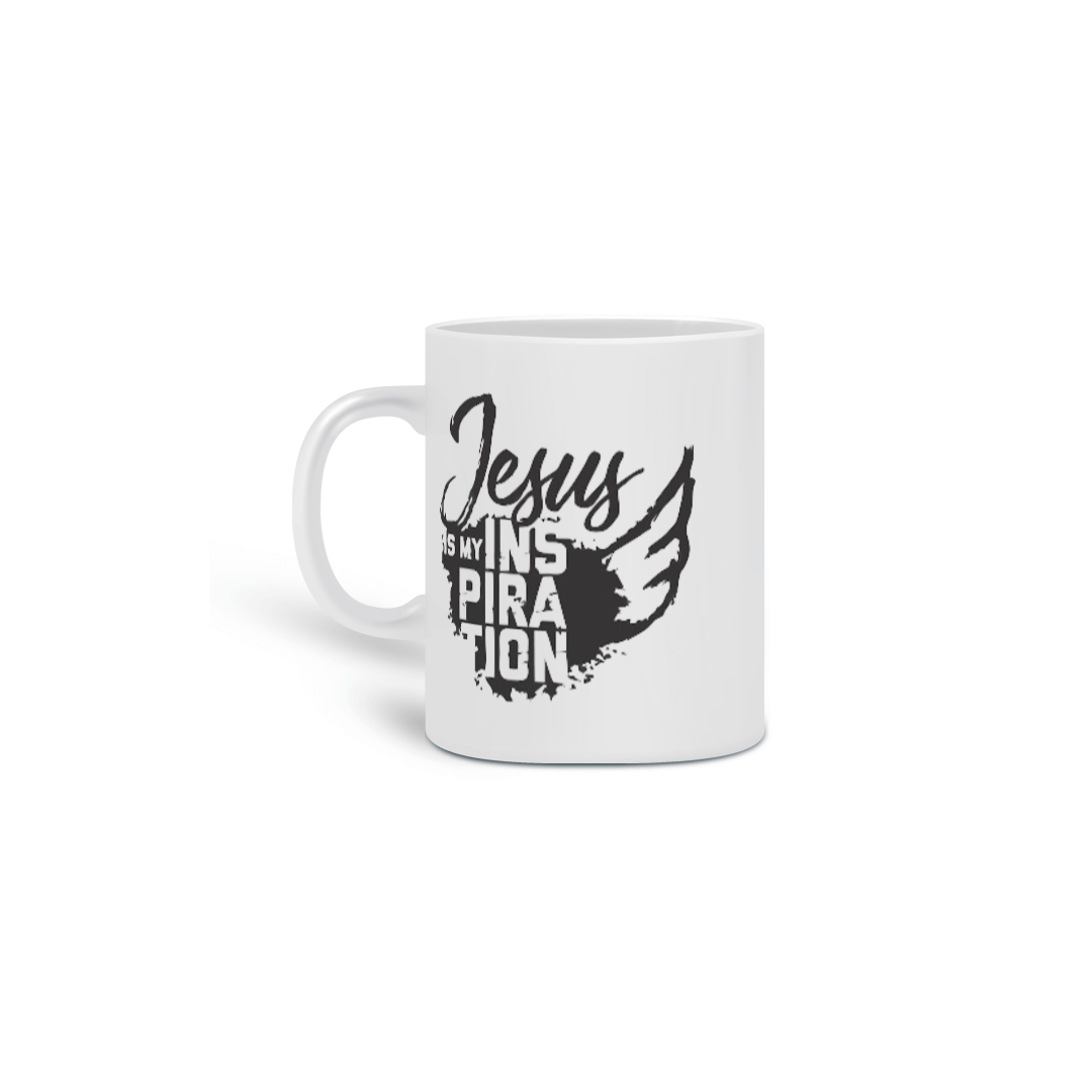 Nome do produto  Caneca gospel, ``Jesus is my inspiration´´