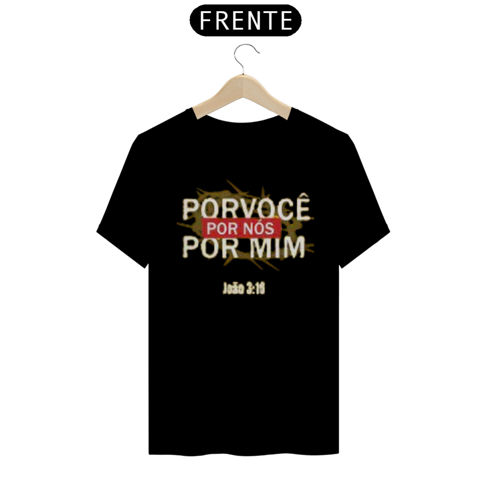 Nome do produto  Camisa gospel, João3;16, modelo 3 
