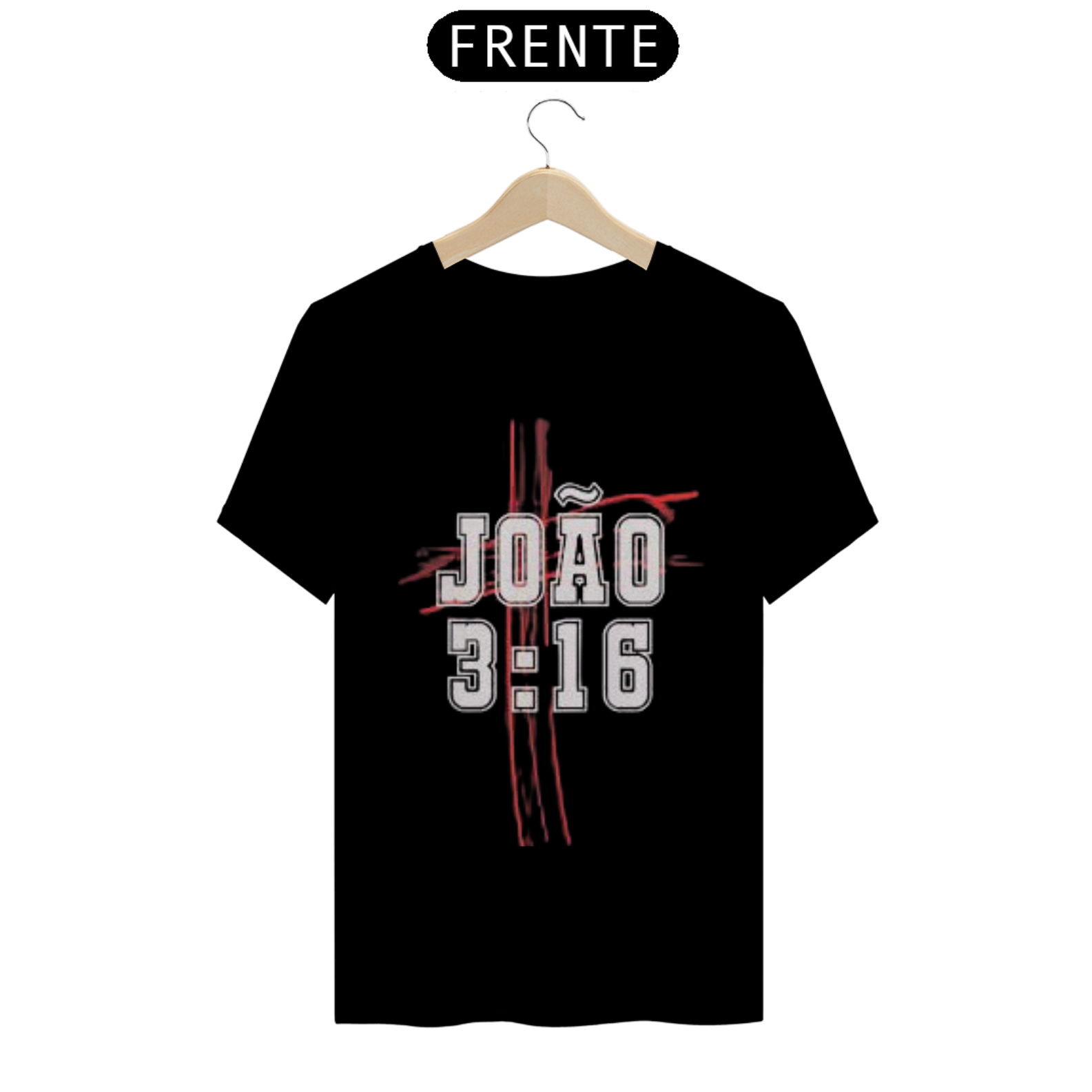 Nome do produto  Camisa gospel, João3:16, modelo 5