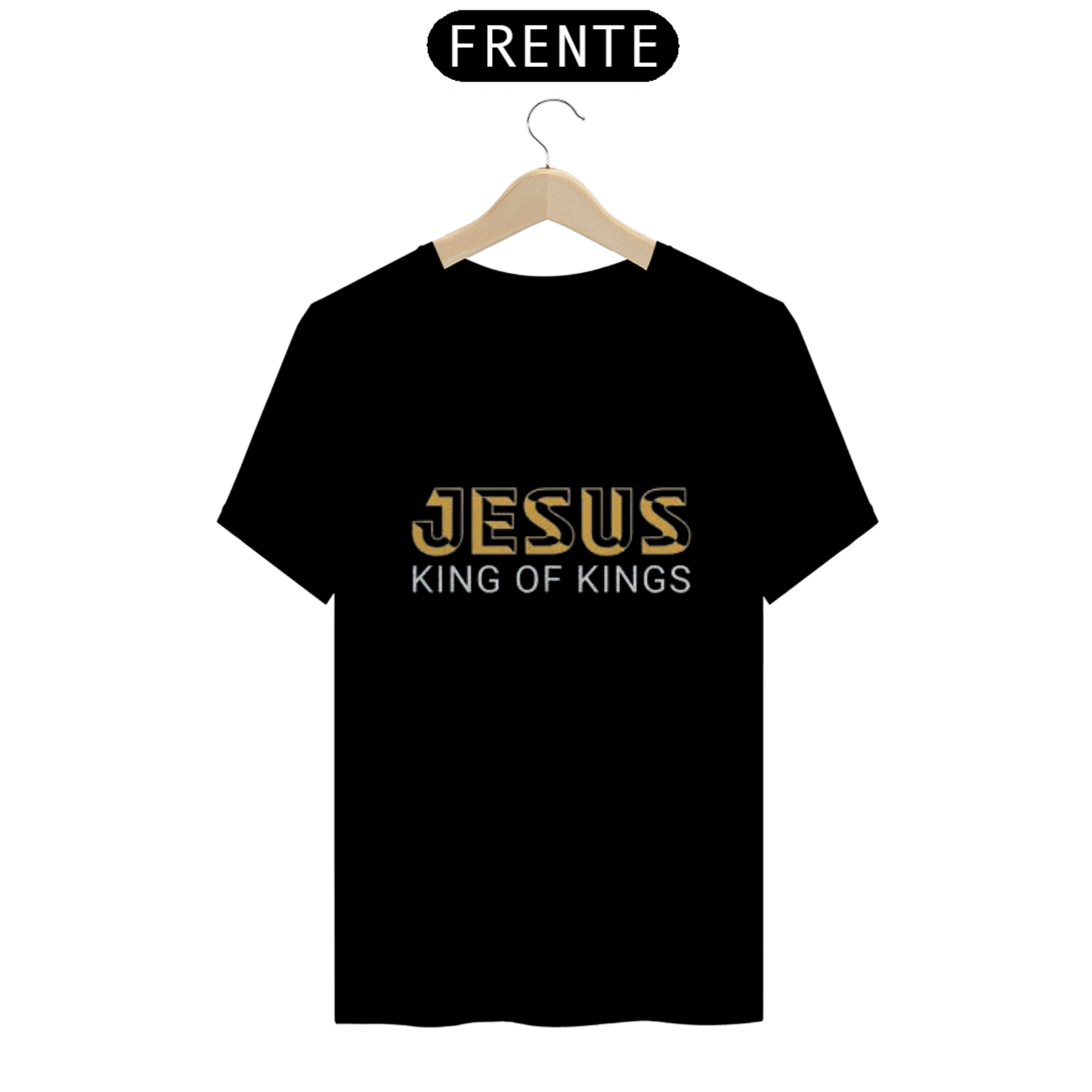 Nome do produto  Camisa gospel, ``Jesus reis dos reis´´ modelo 2