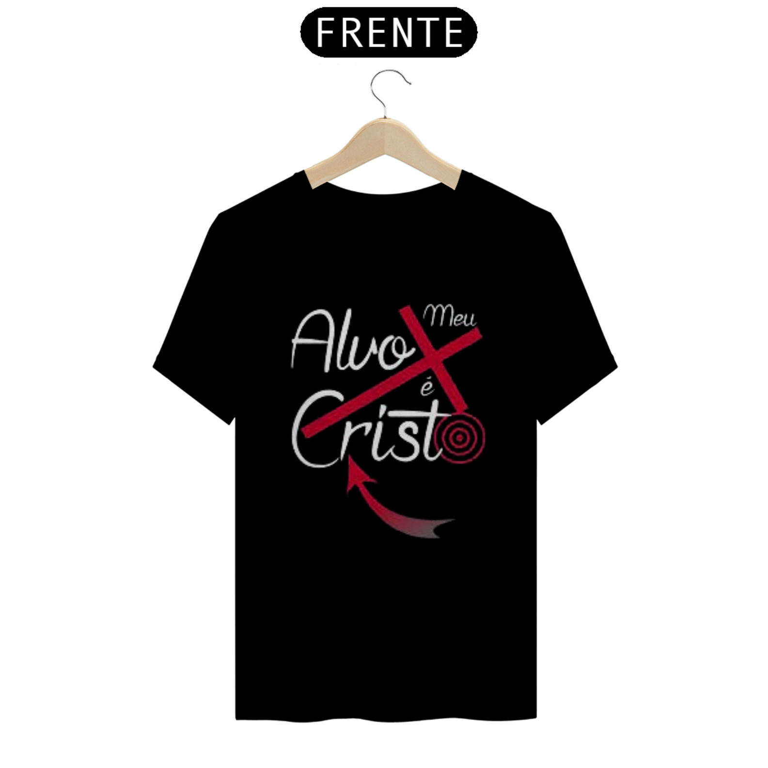 Nome do produto  Camisa gospel, ``Meu alvo é cristo´´ modelo 6