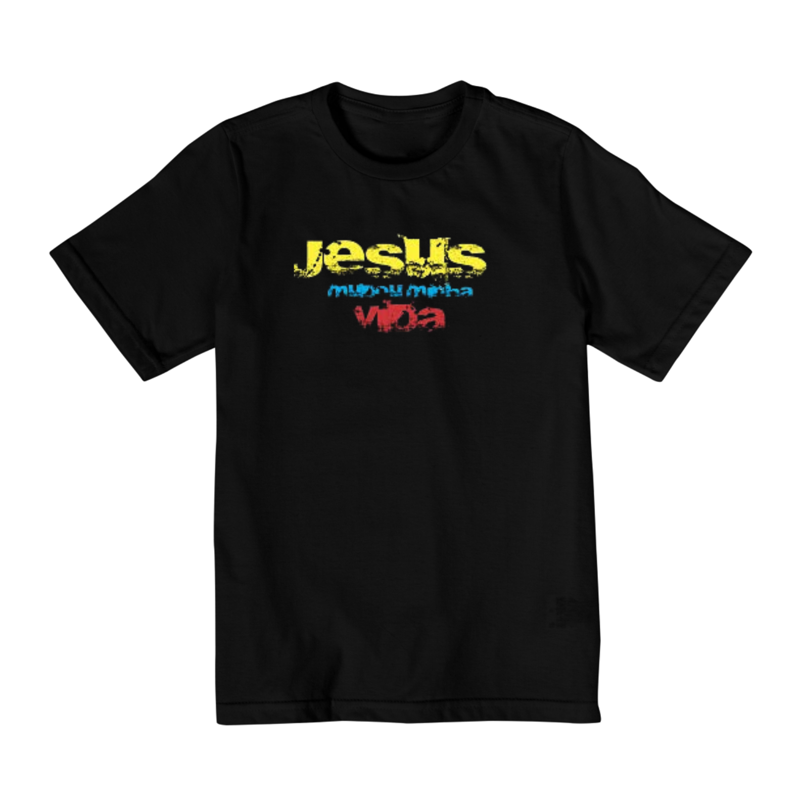 Nome do produto  Camisa Infantil gospel (10 A 14) modelo 2