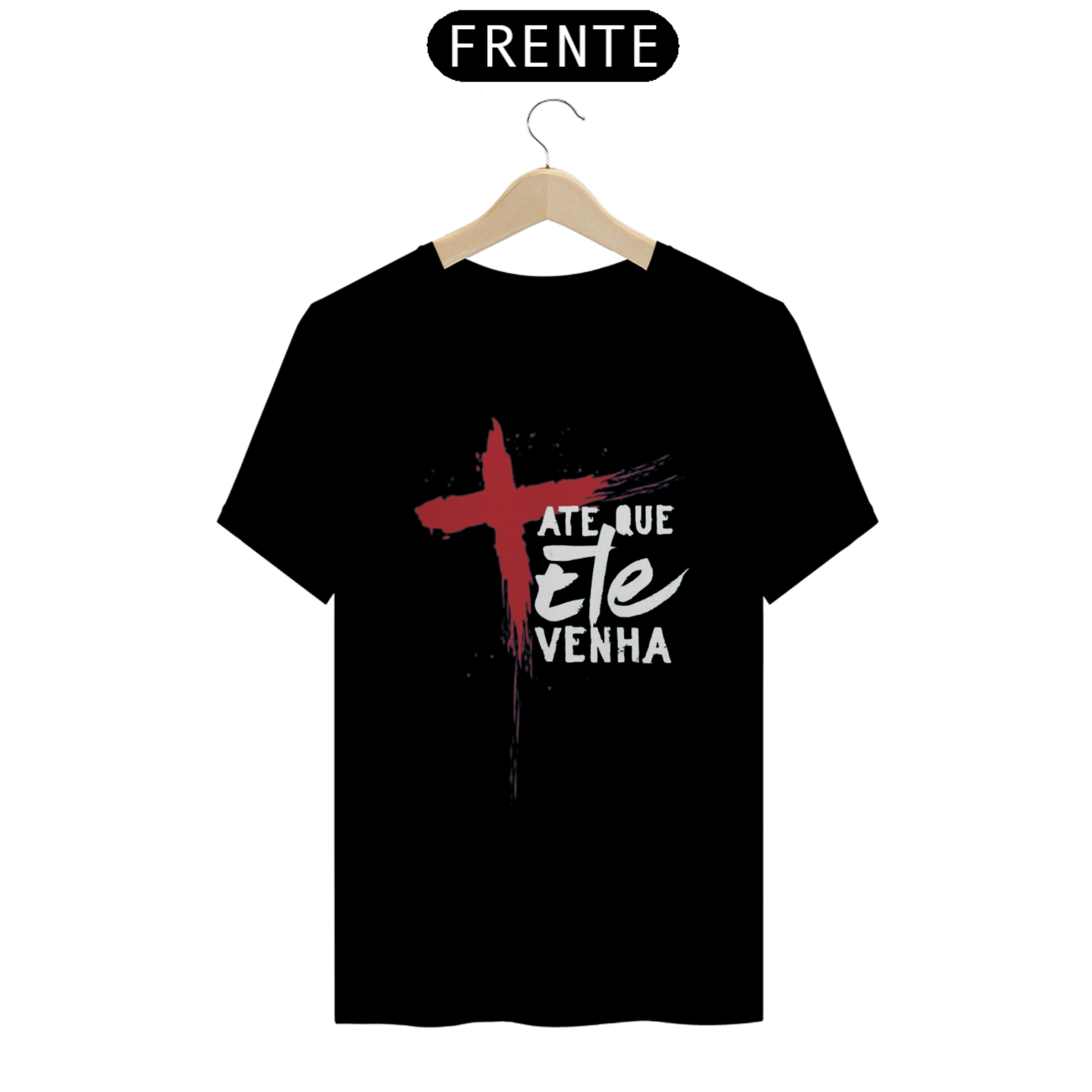 Nome do produto  Camisa gospel, ``Ate´que ele venha´´ modelo 2