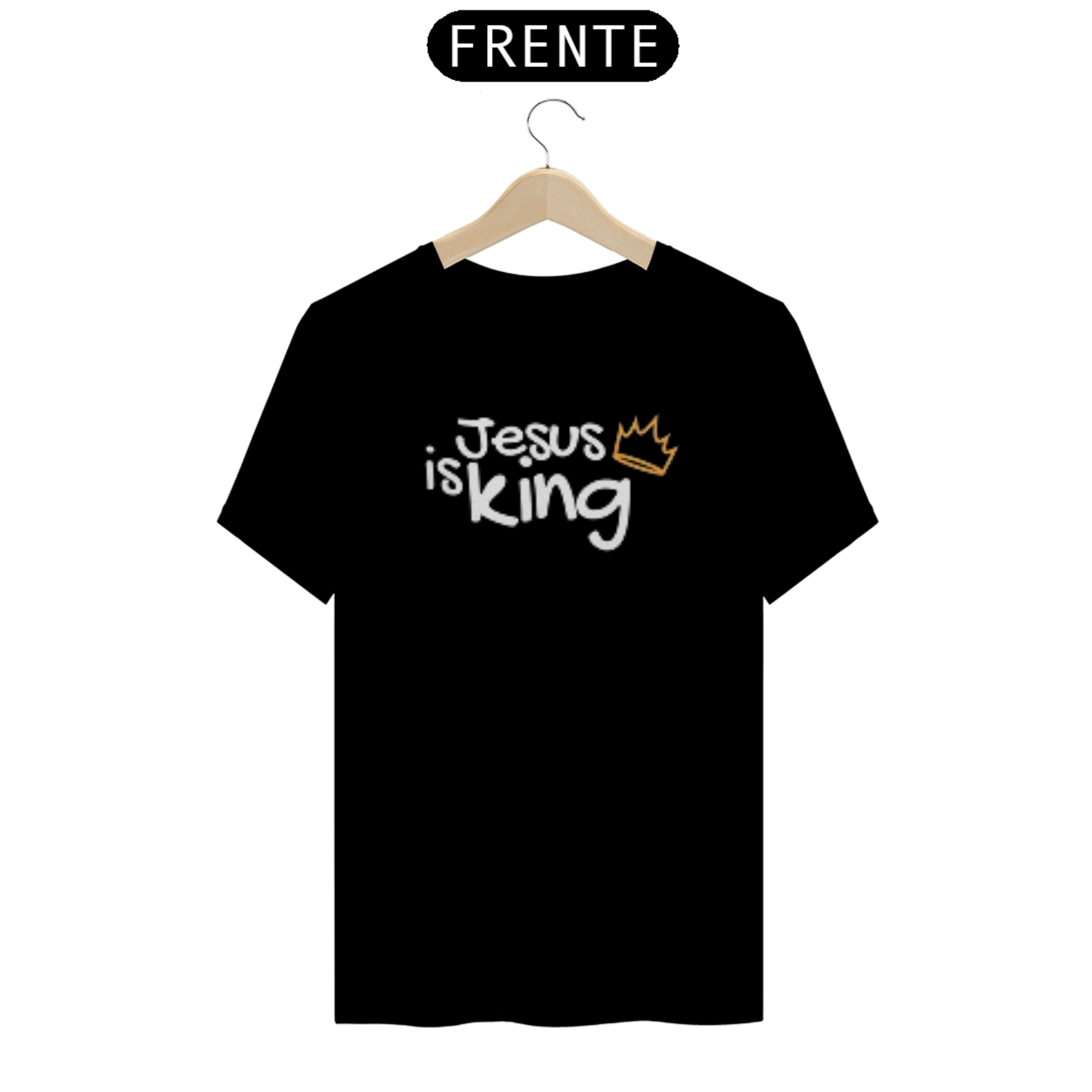 Nome do produto  Camisa gsopel, ``Jesus is king´´ modelo 1