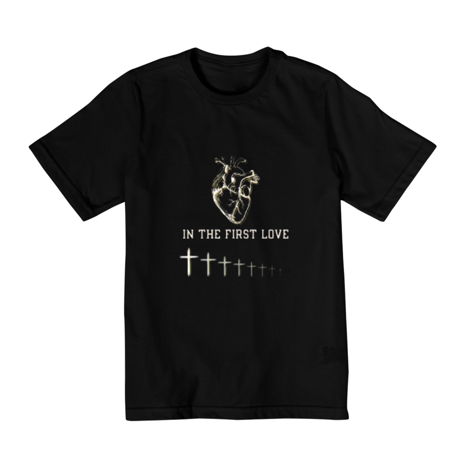 Nome do produto  Camisa infantil gospel (2 A 4), ``In first love´´