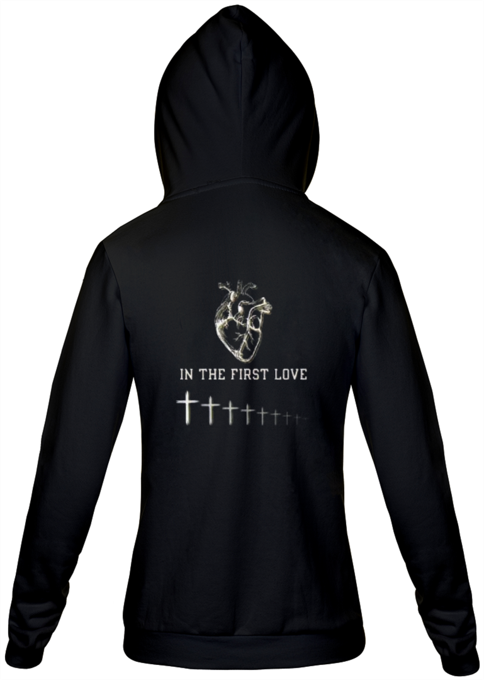 Nome do produto  Moletom com Zíper gospel, ``In first love´´