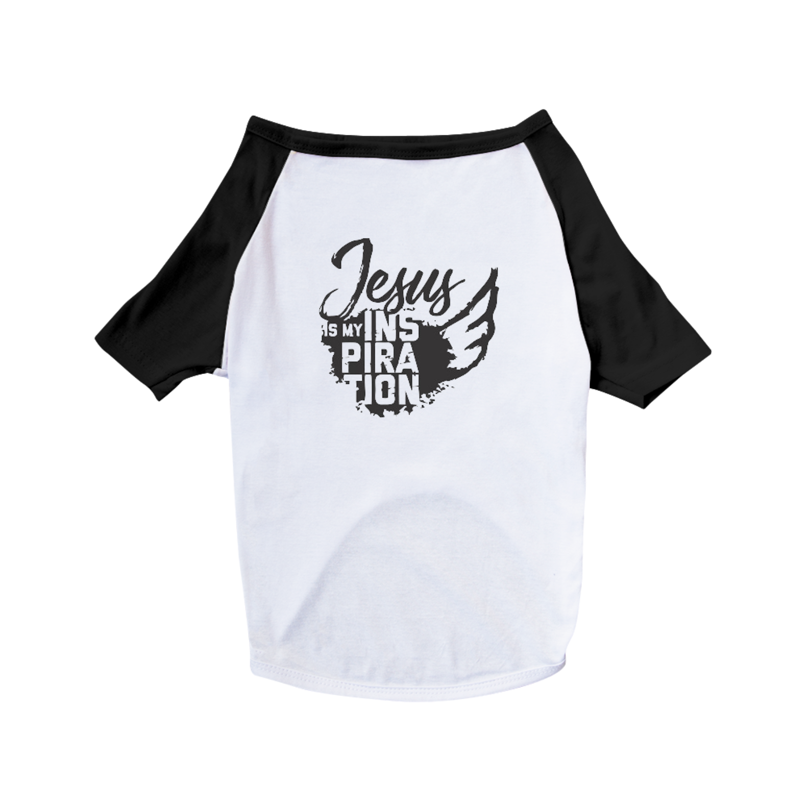 Nome do produto  Camisa Pet Dog gospel, ``Jesus is my inspiration´´