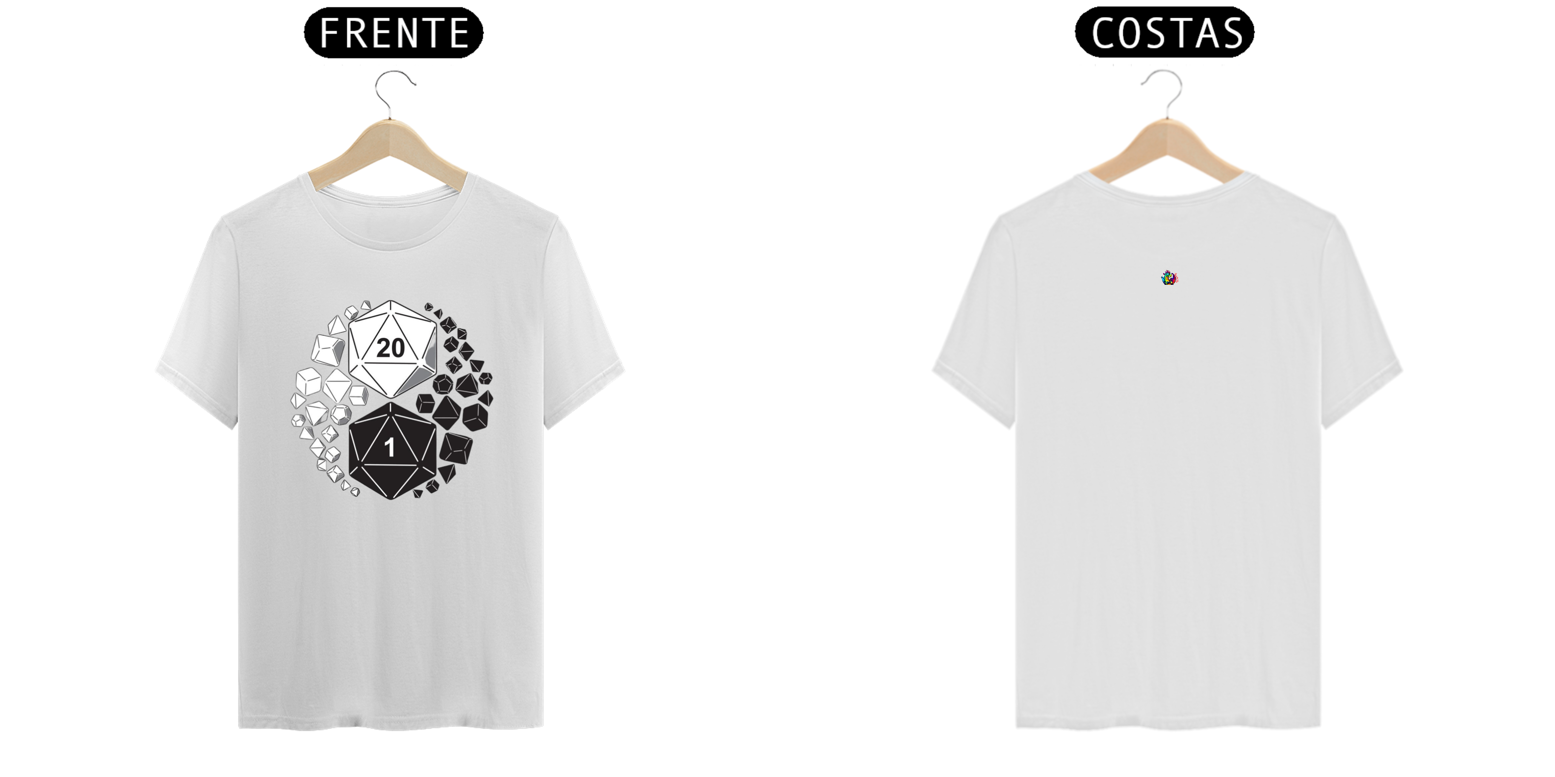 Camisa yin yang d20