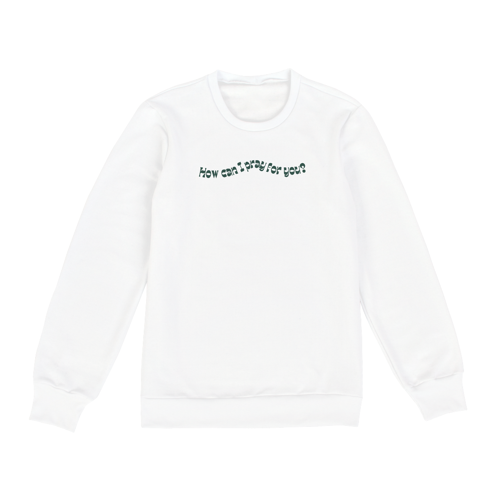 Moletom How Can I Pray For You? - Branco 