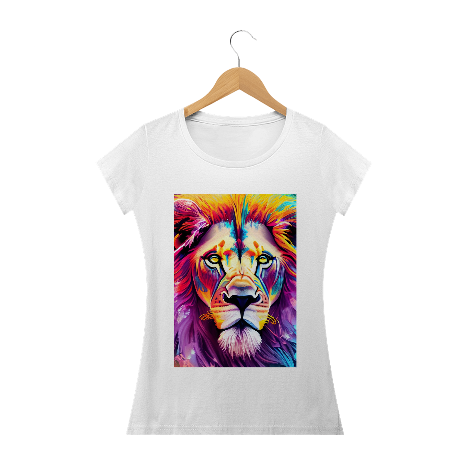 Camisa feminina Leão