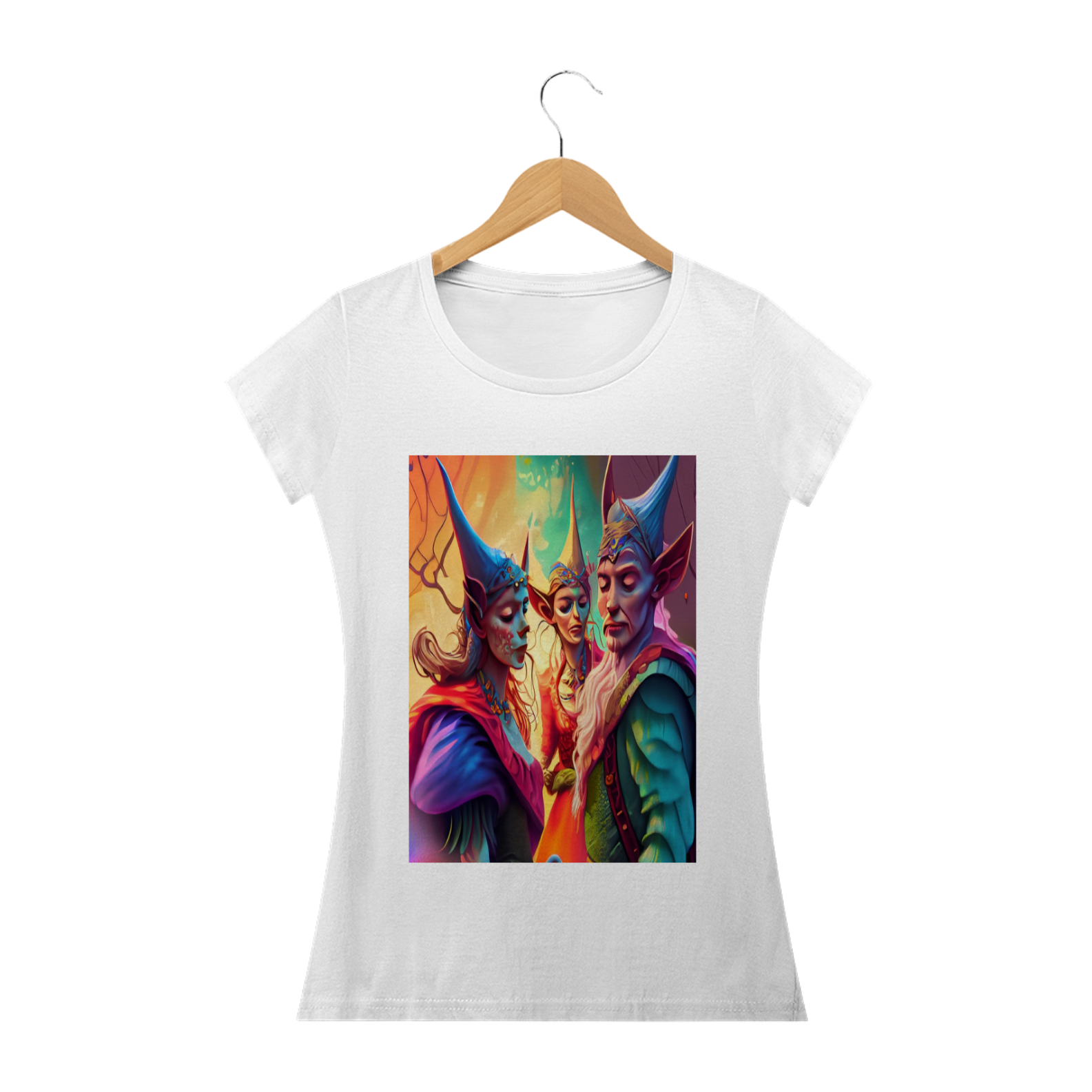 Camisa feminina Trio duendes