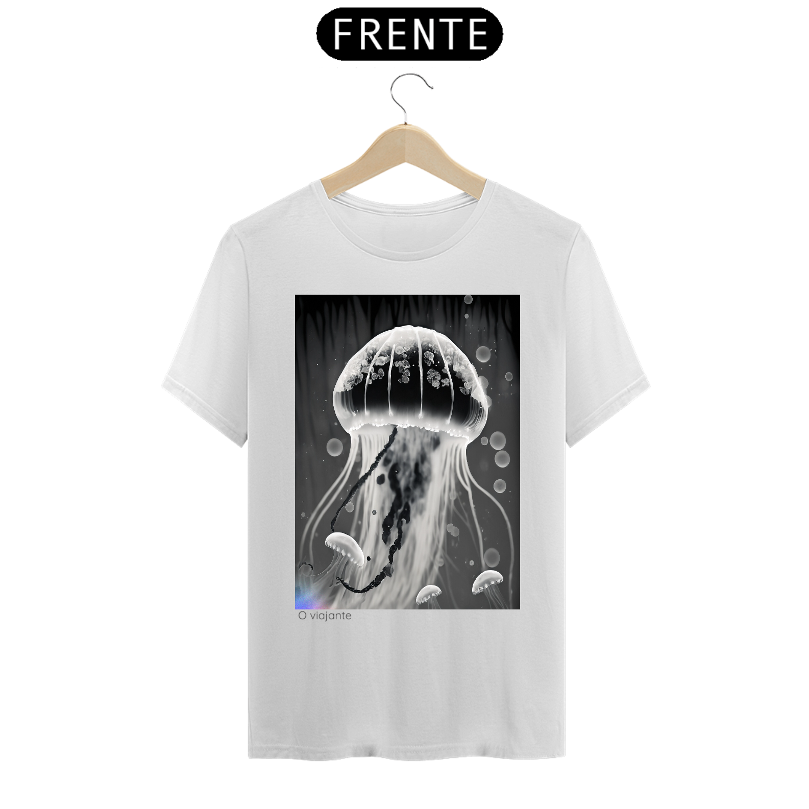 Camisa T-Shirt Clássica Àgua viva