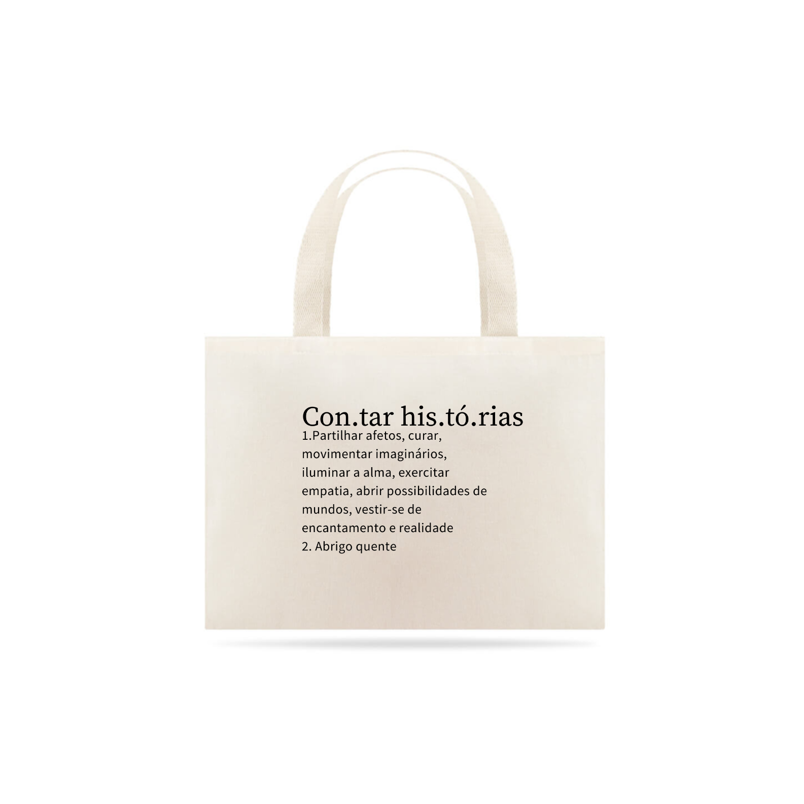 Ecobag Con.tar his.tó.rias
