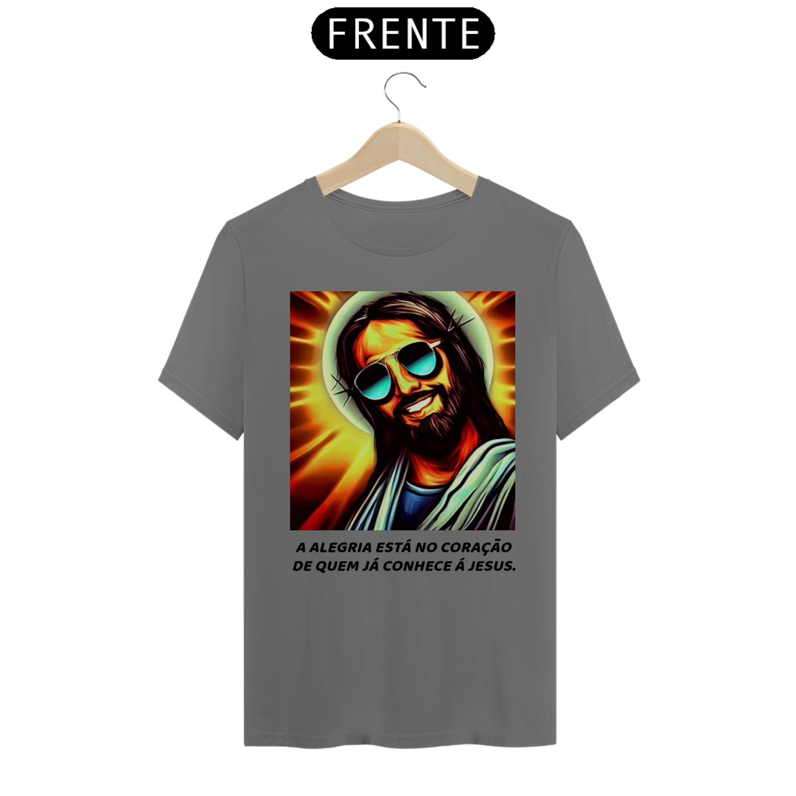 T-Shirt Estonada Masculina Jesus Maneiro