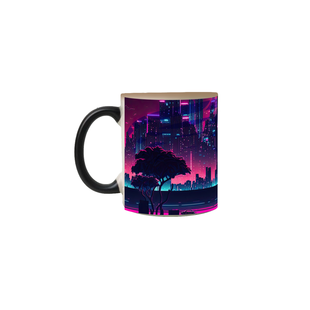 Caneca Mágica Synthwave Dark4Side Oficial