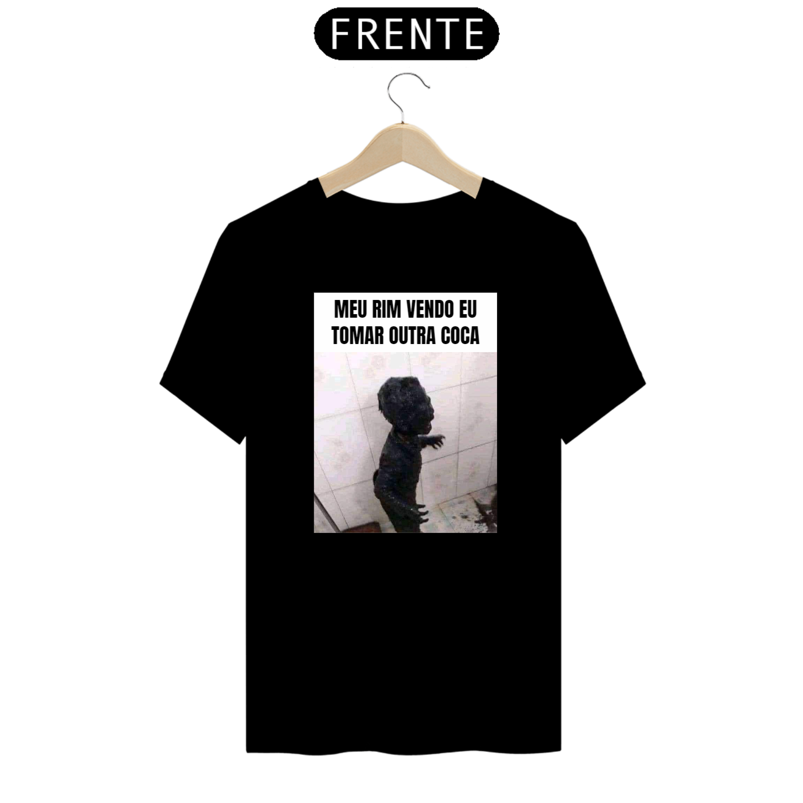 Camiseta Masculina Meme Rim de Coca