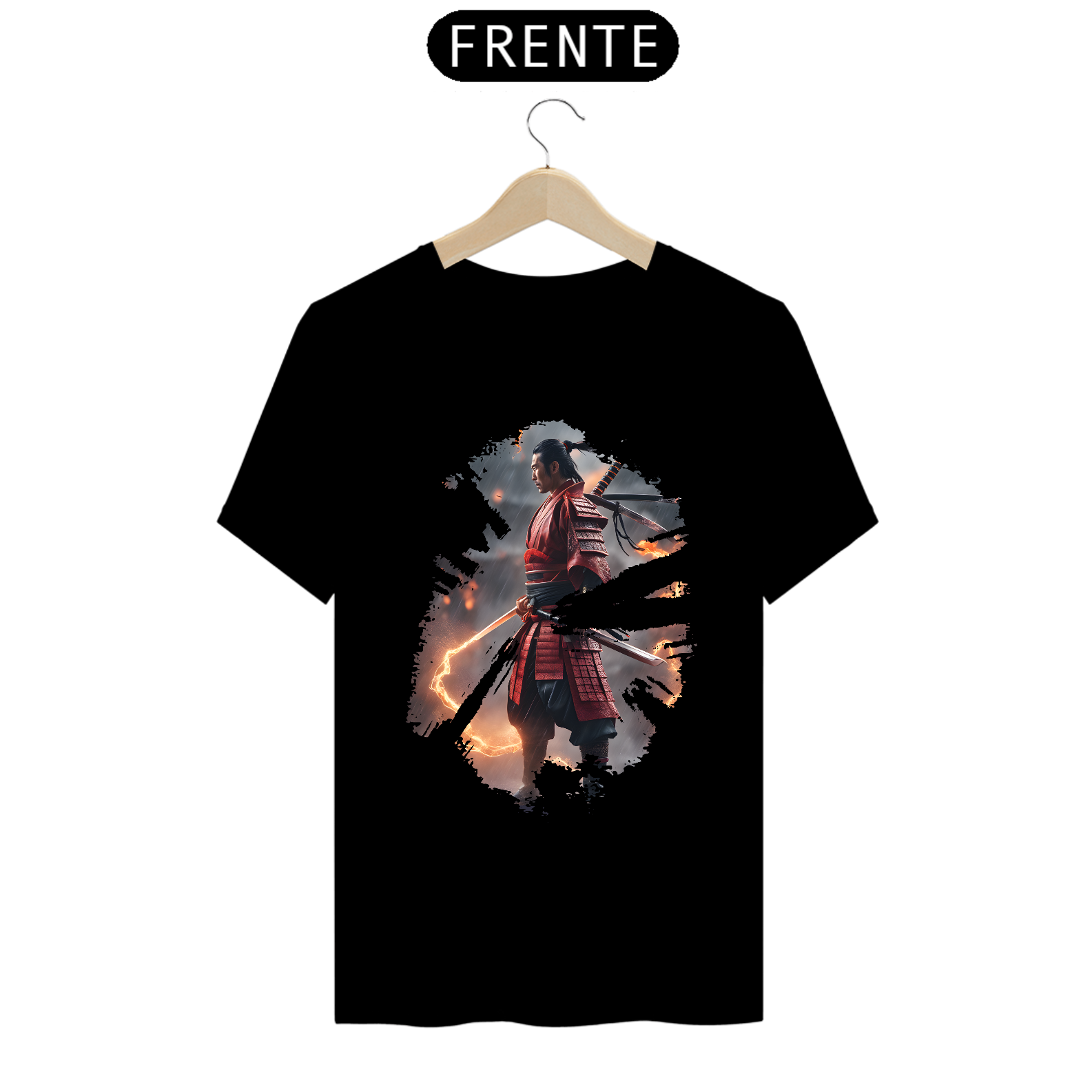 Camiseta Masculina Último Suspiro do Samurai