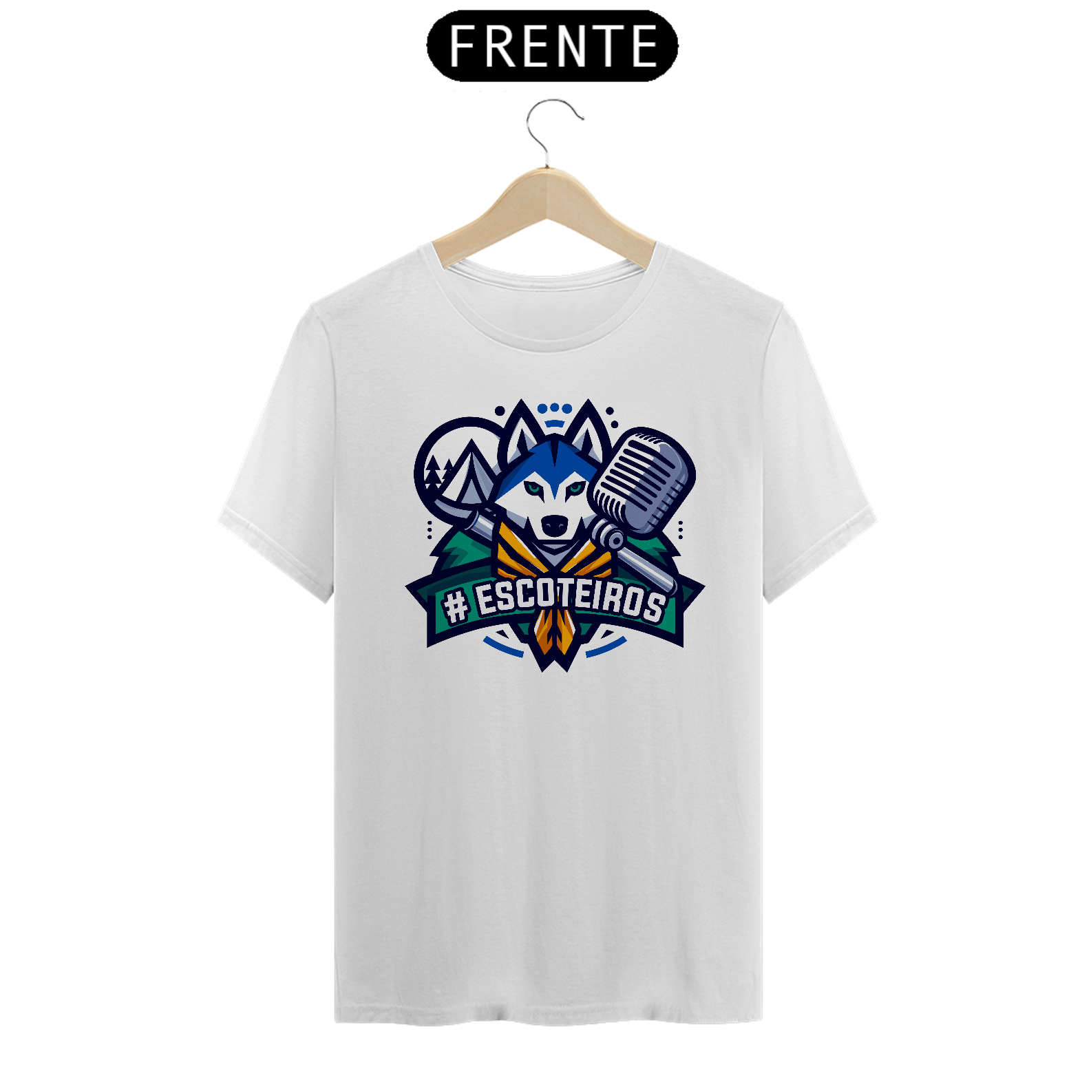Camiseta hashtag escoteiros Ref. 007