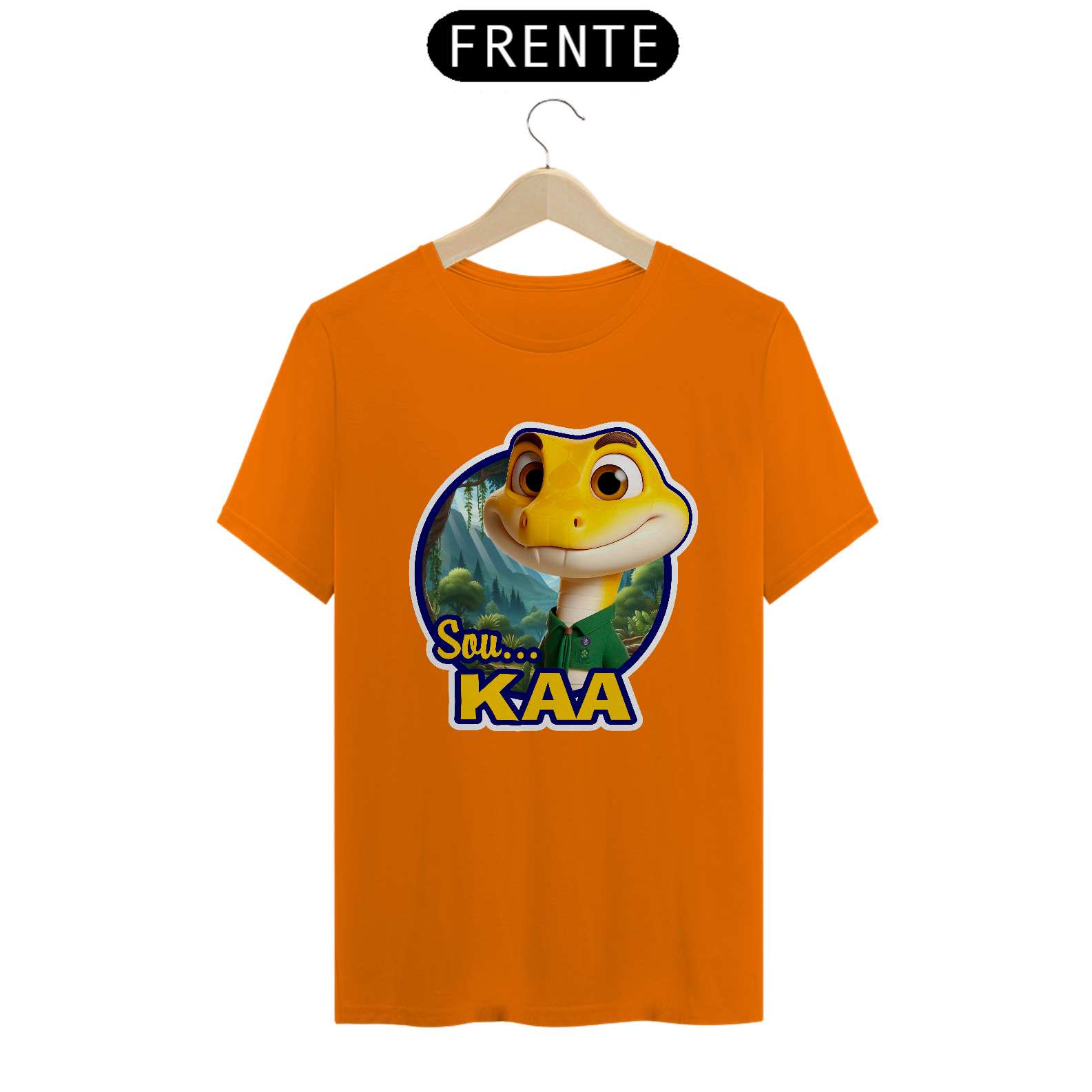 Camiseta personagens da Jângal - Kaa