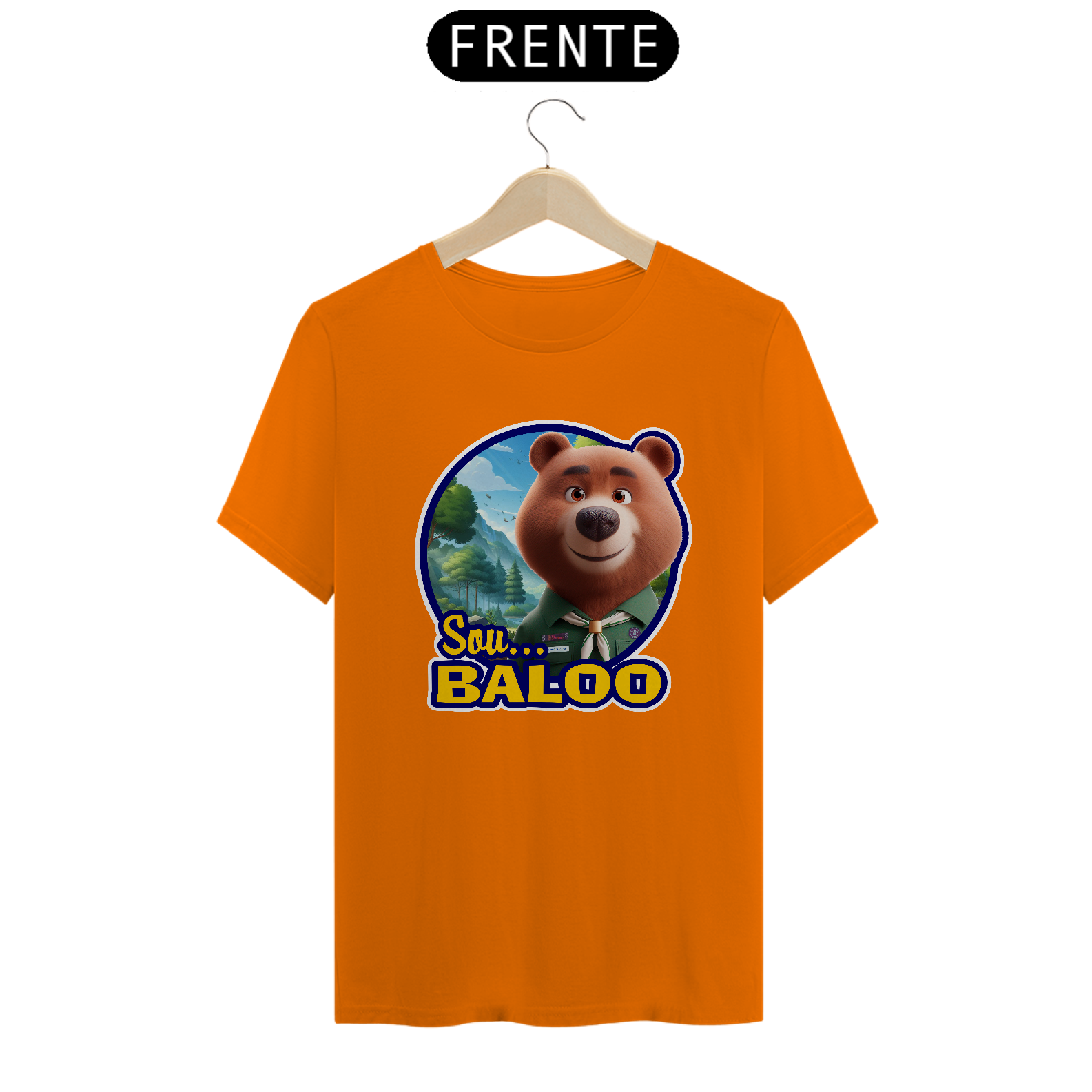 Nome do produto: Camiseta personagens da Jângal - Baloo