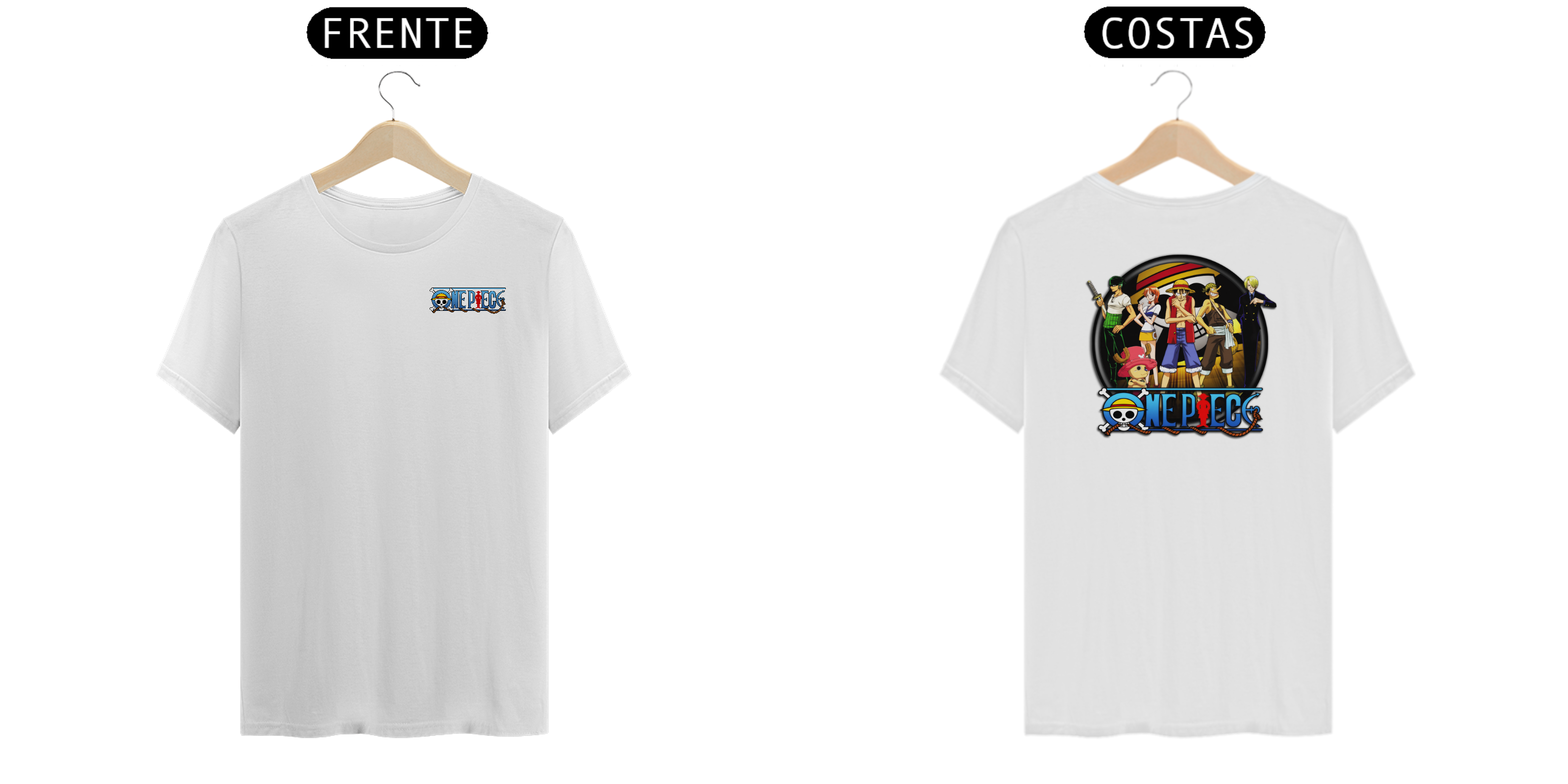 Camiseta - One Piece Personagens