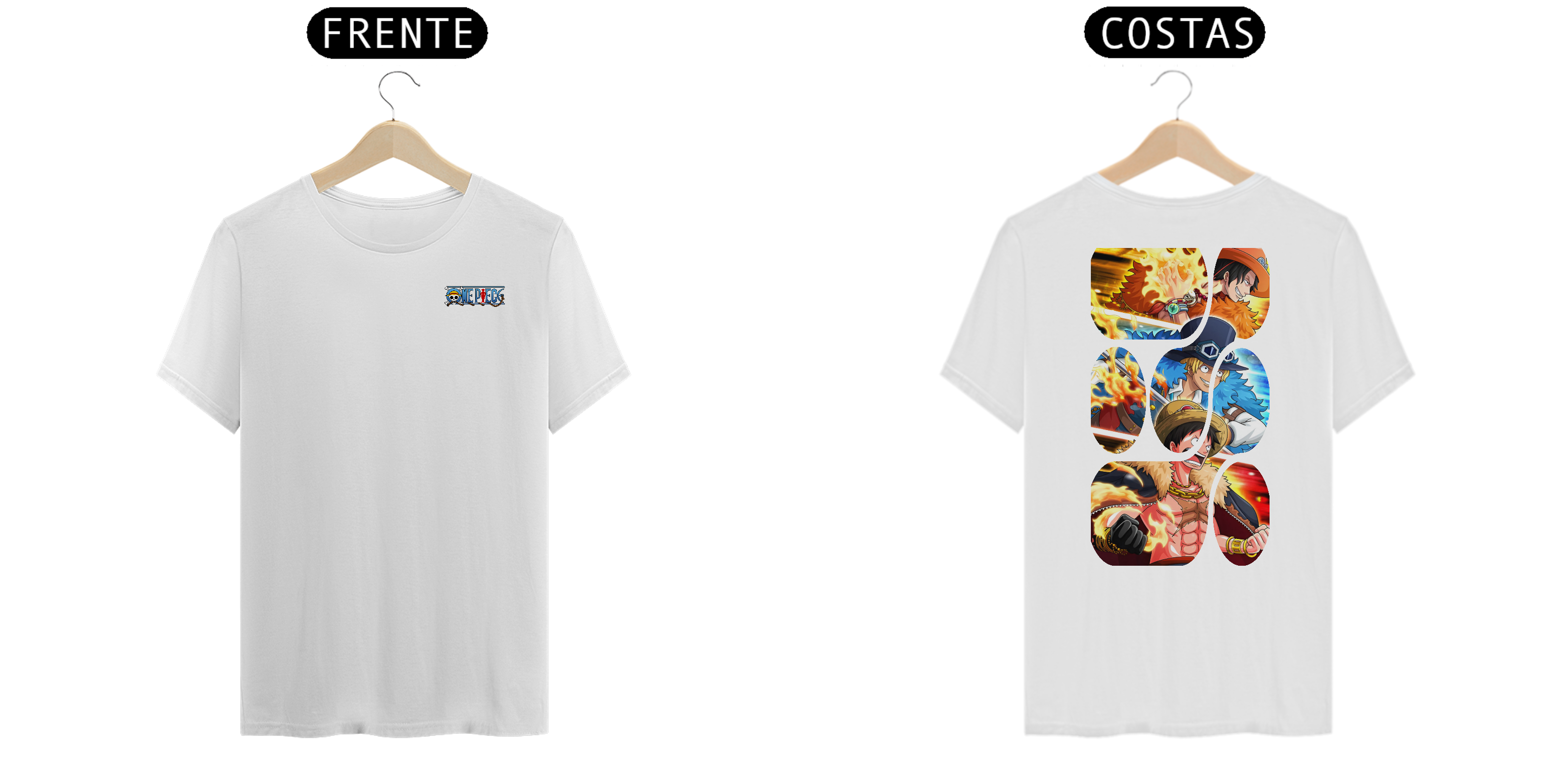 Camiseta - One Piece Personagens
