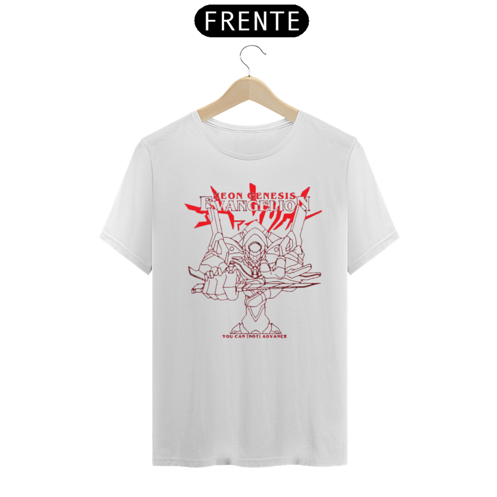 Camiseta Neon Genesis Evangelion Unissex Camisa Anime