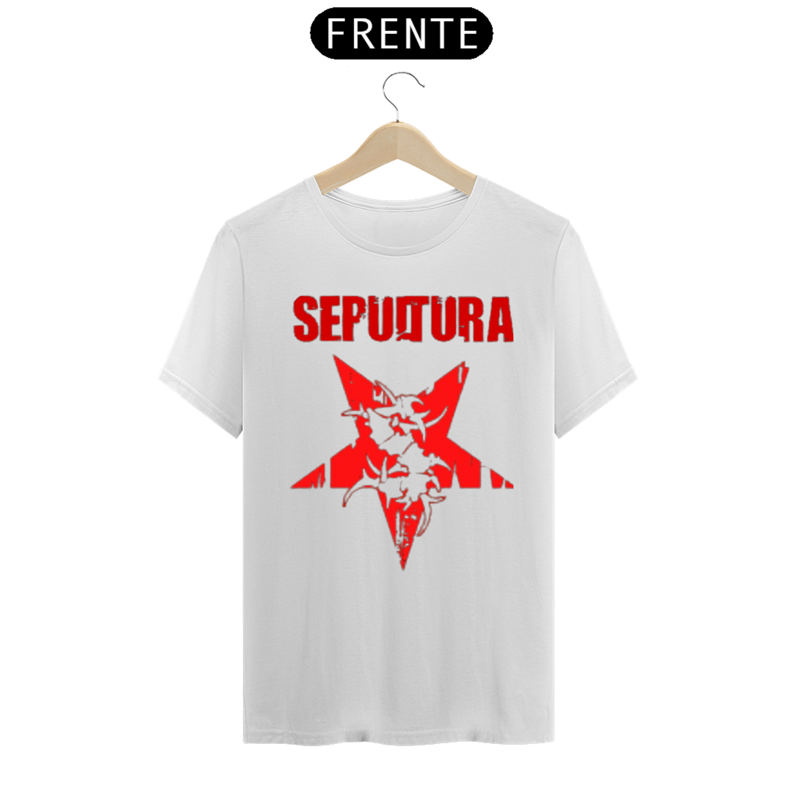Camiseta Unissex Sepultura Rock Camisa