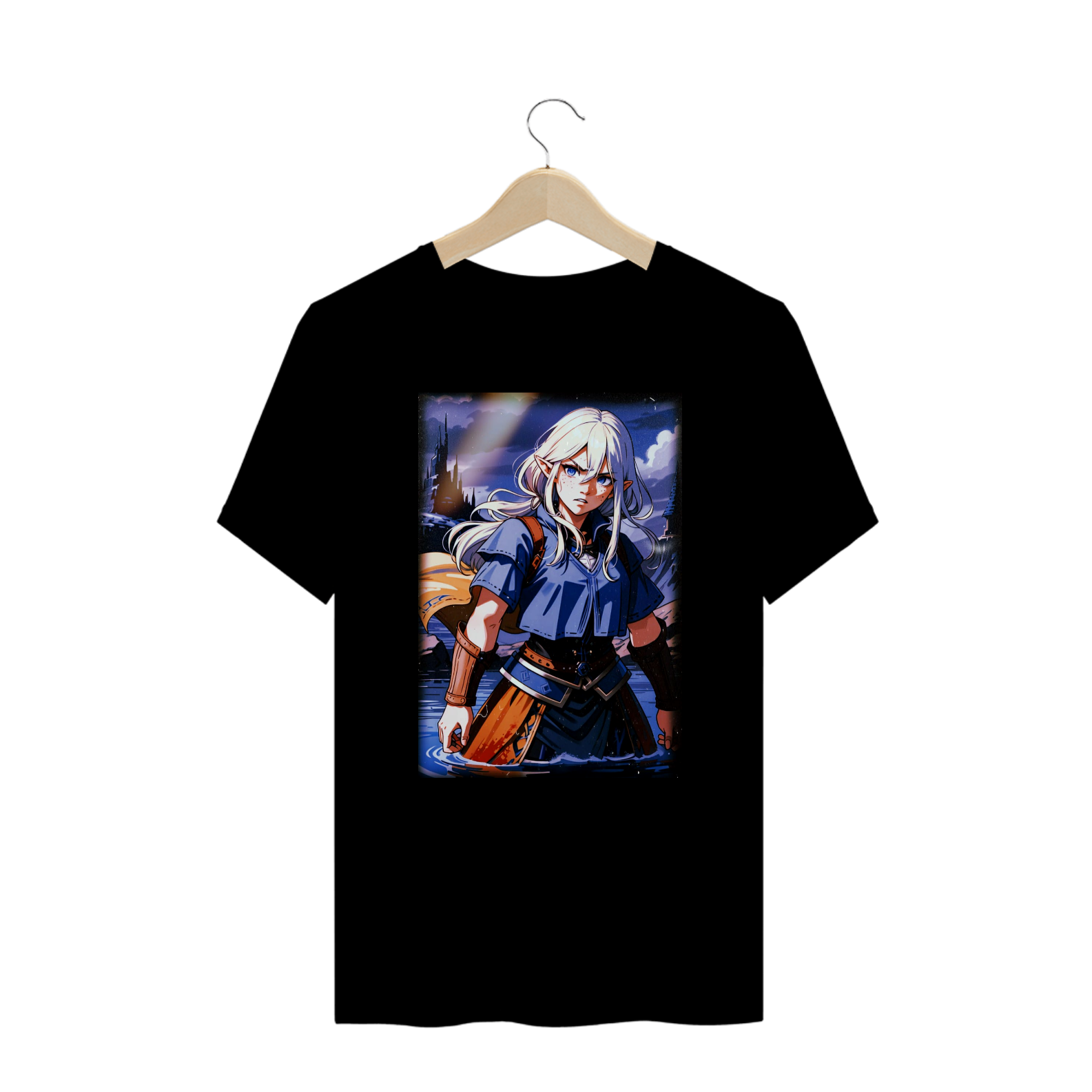 Camiseta Plus size Elfo Camisa Anime