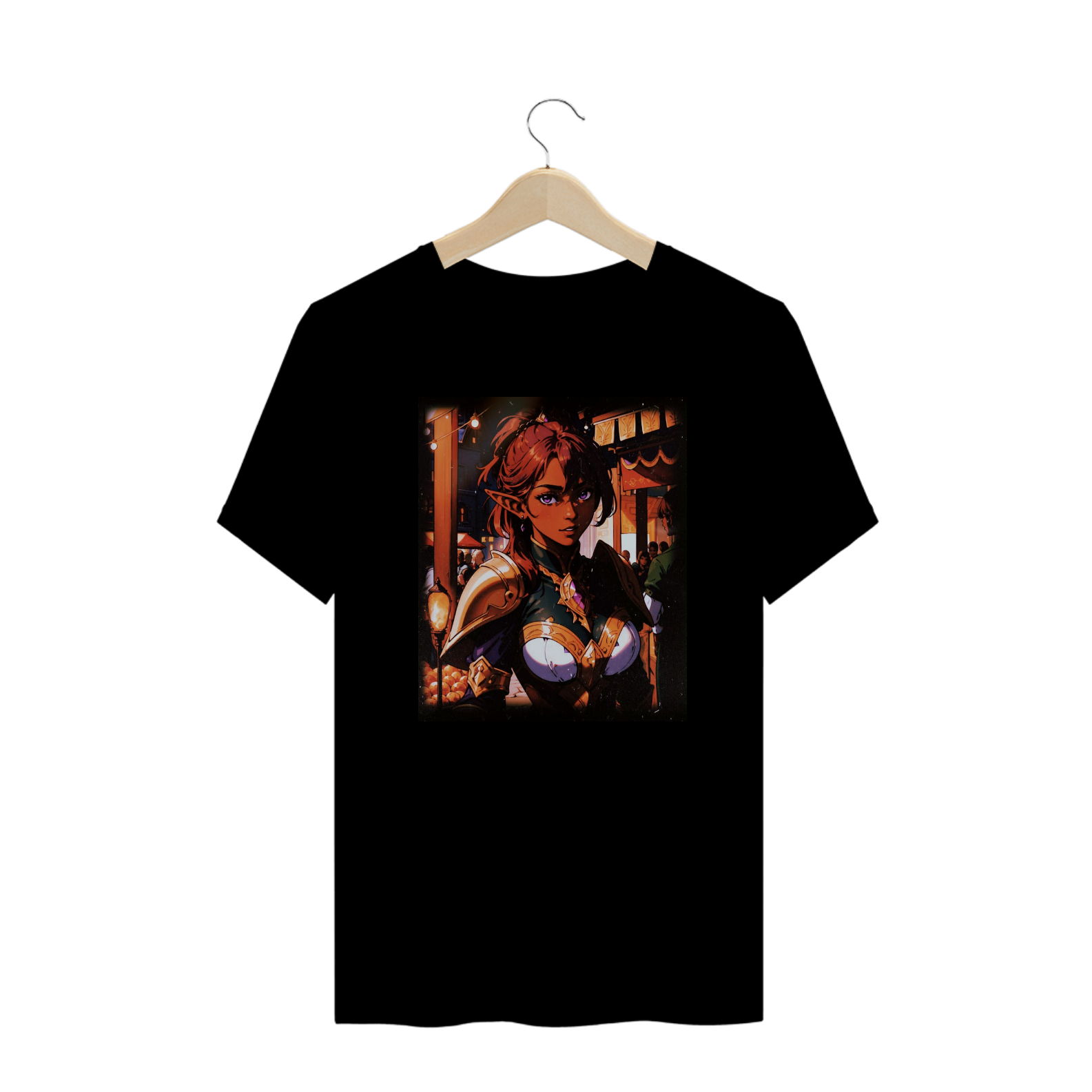 Camiseta Plus size Elfa Camisa Anime