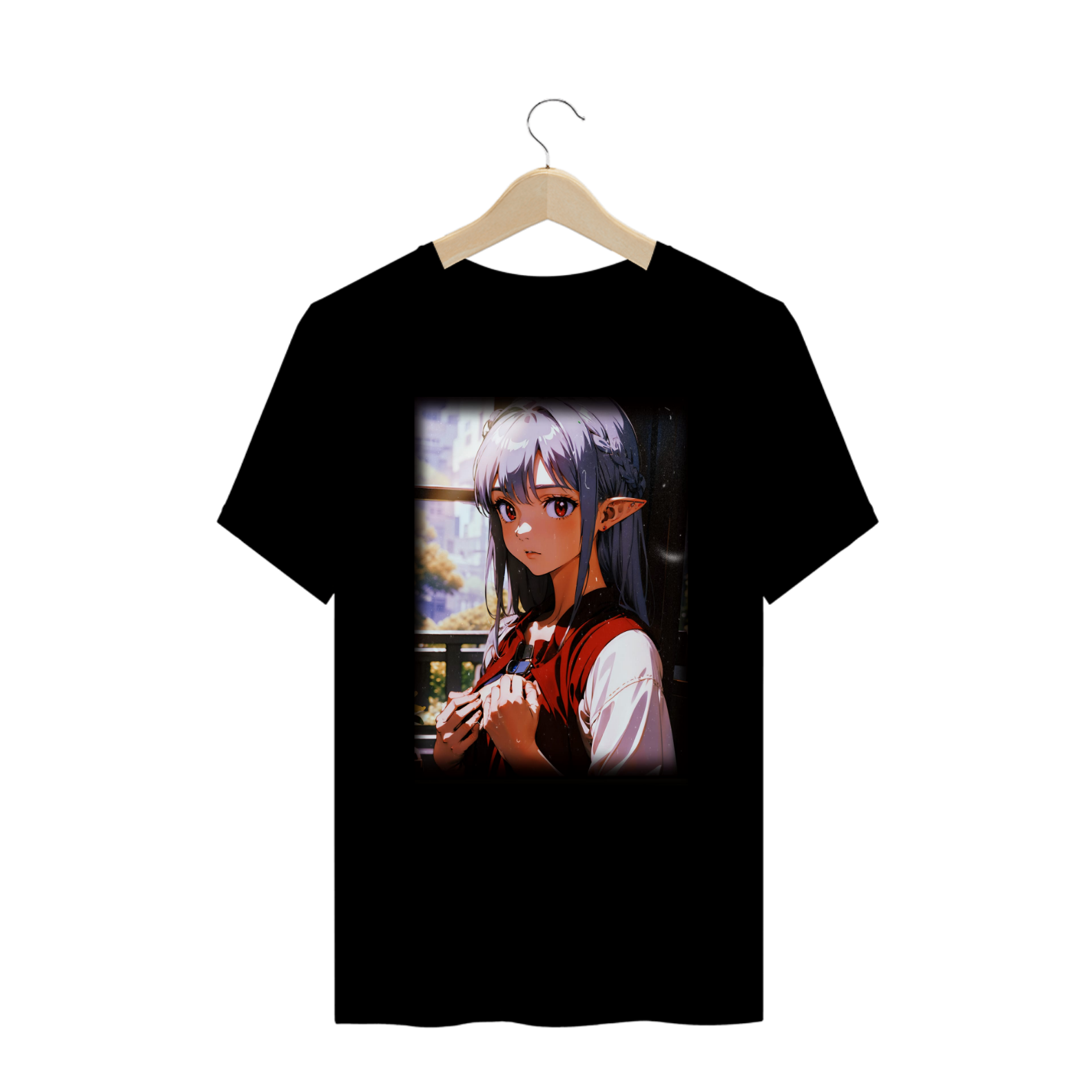 Camiseta Plus Size Feminina Elfa Camisa Anime
