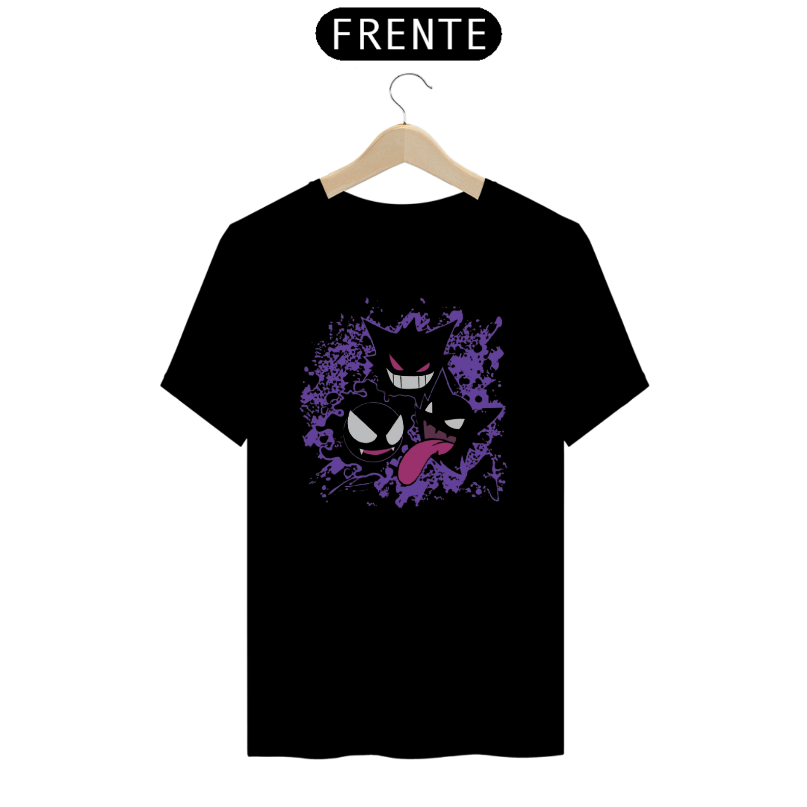 Camiseta Gengar Pokemon Unissex Camisa Anime