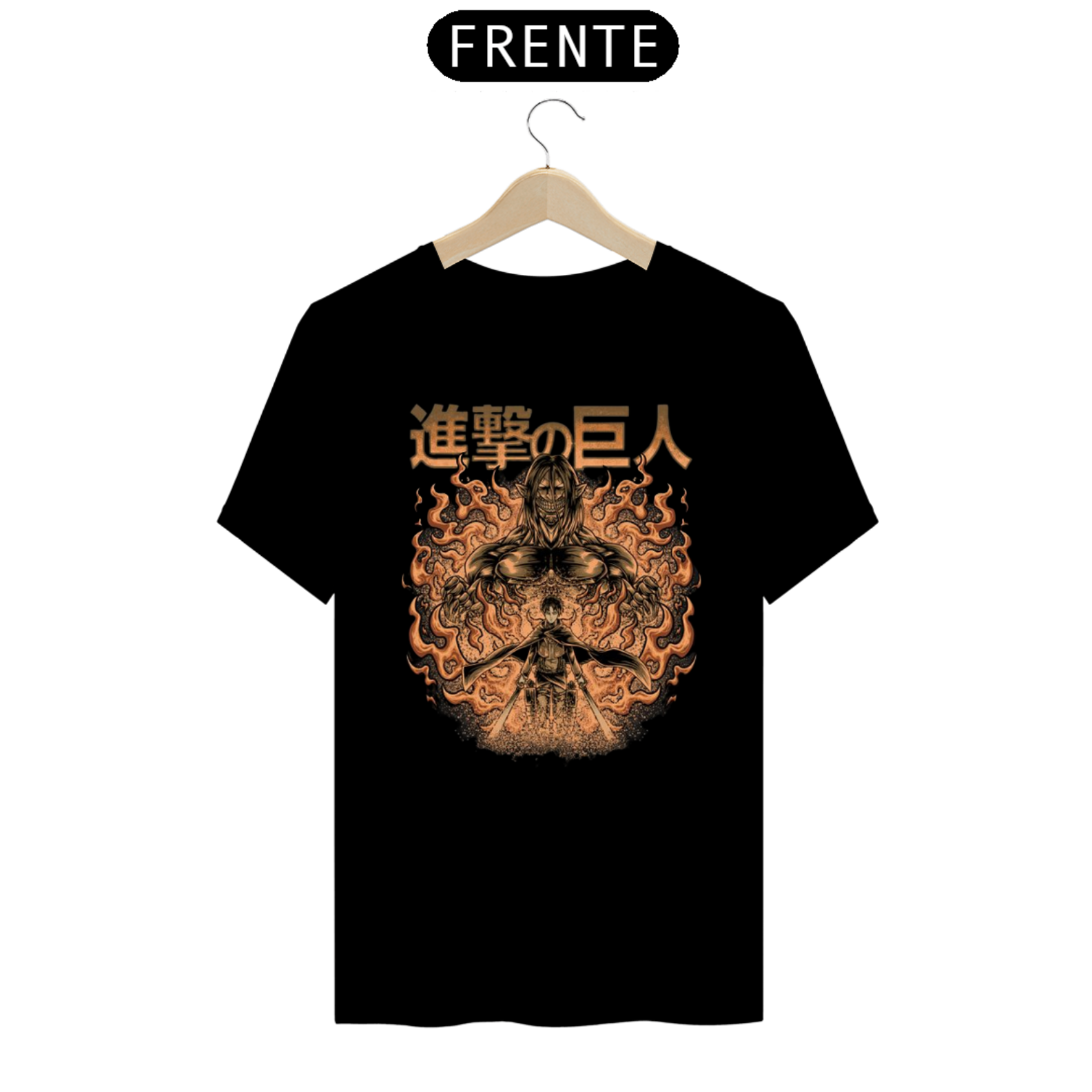 Camiseta Attack On Titan Unissex Camisa Anime