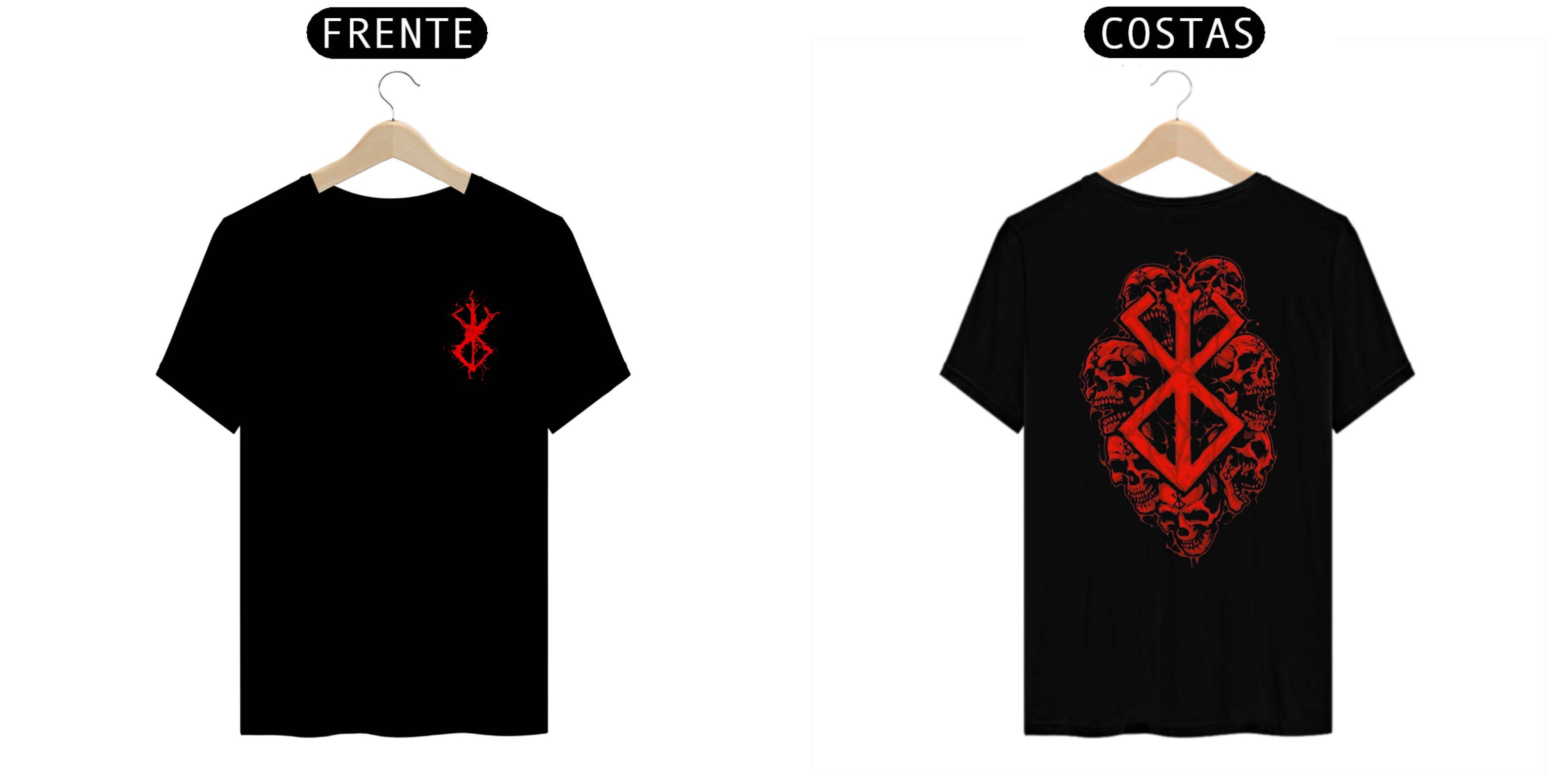 Camiseta Berserk Unissex Camisa Anime