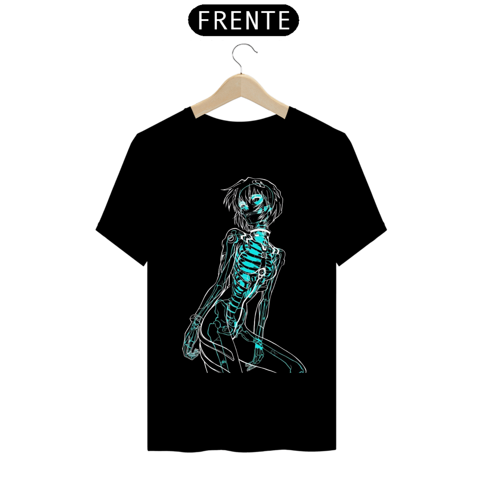 Camiseta Neon Genesis Evangelion Unissex Camisa Anime