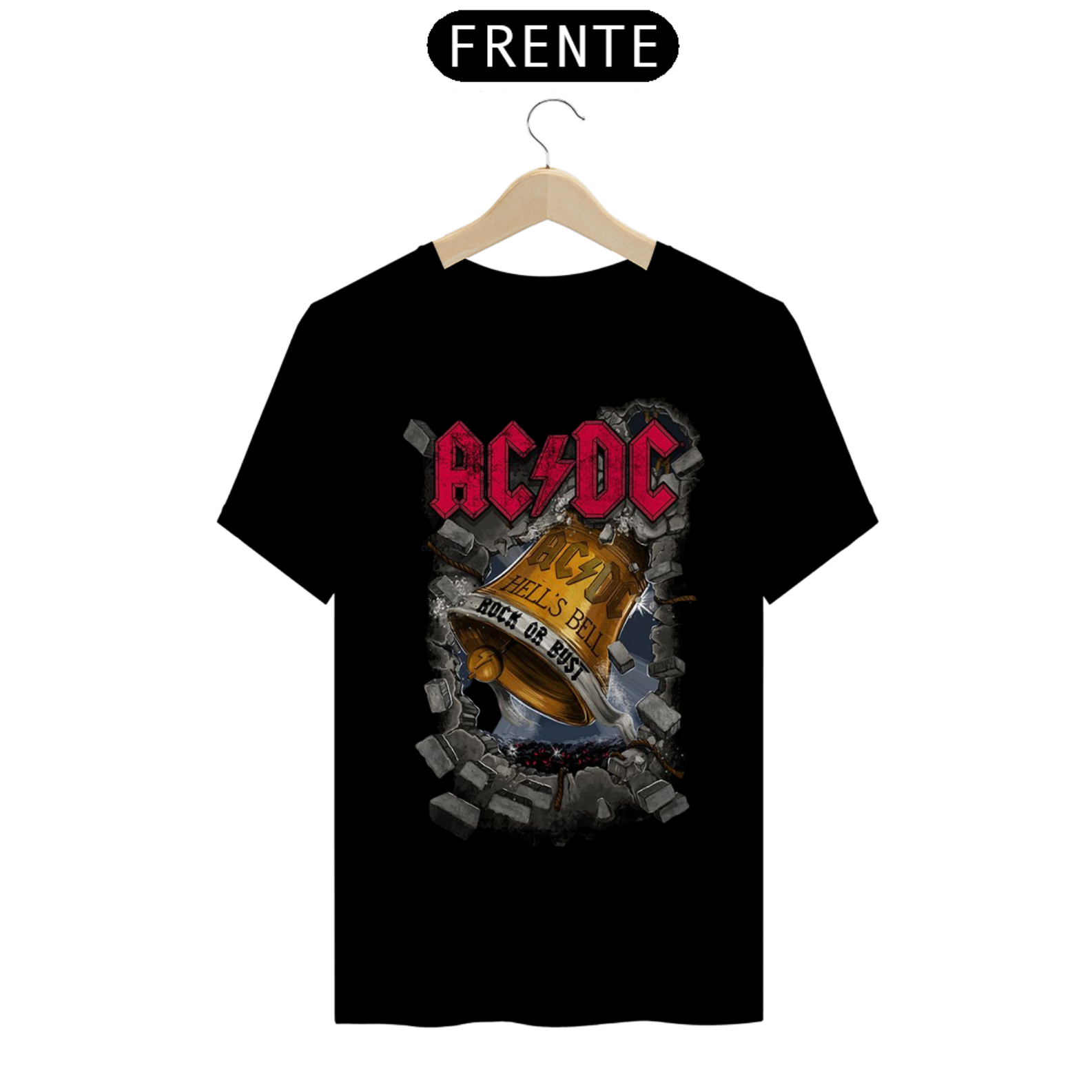 Camiseta ACDC Unissex Camisa Rock