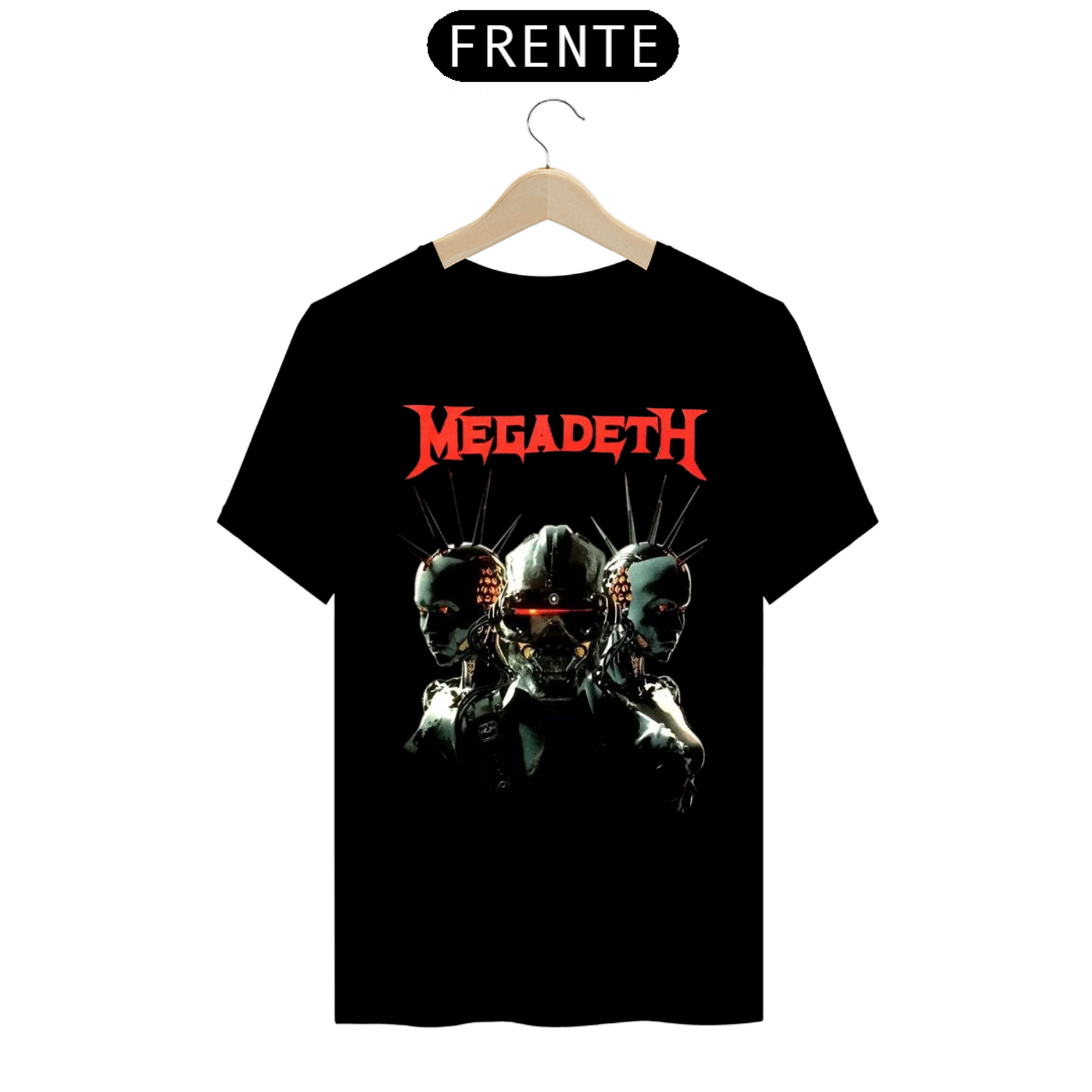 Camiseta Megadeth Unissex Camisa Rock