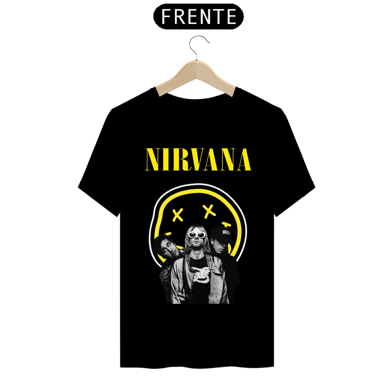 Camiseta Nirvana Unissex Camisa Rock