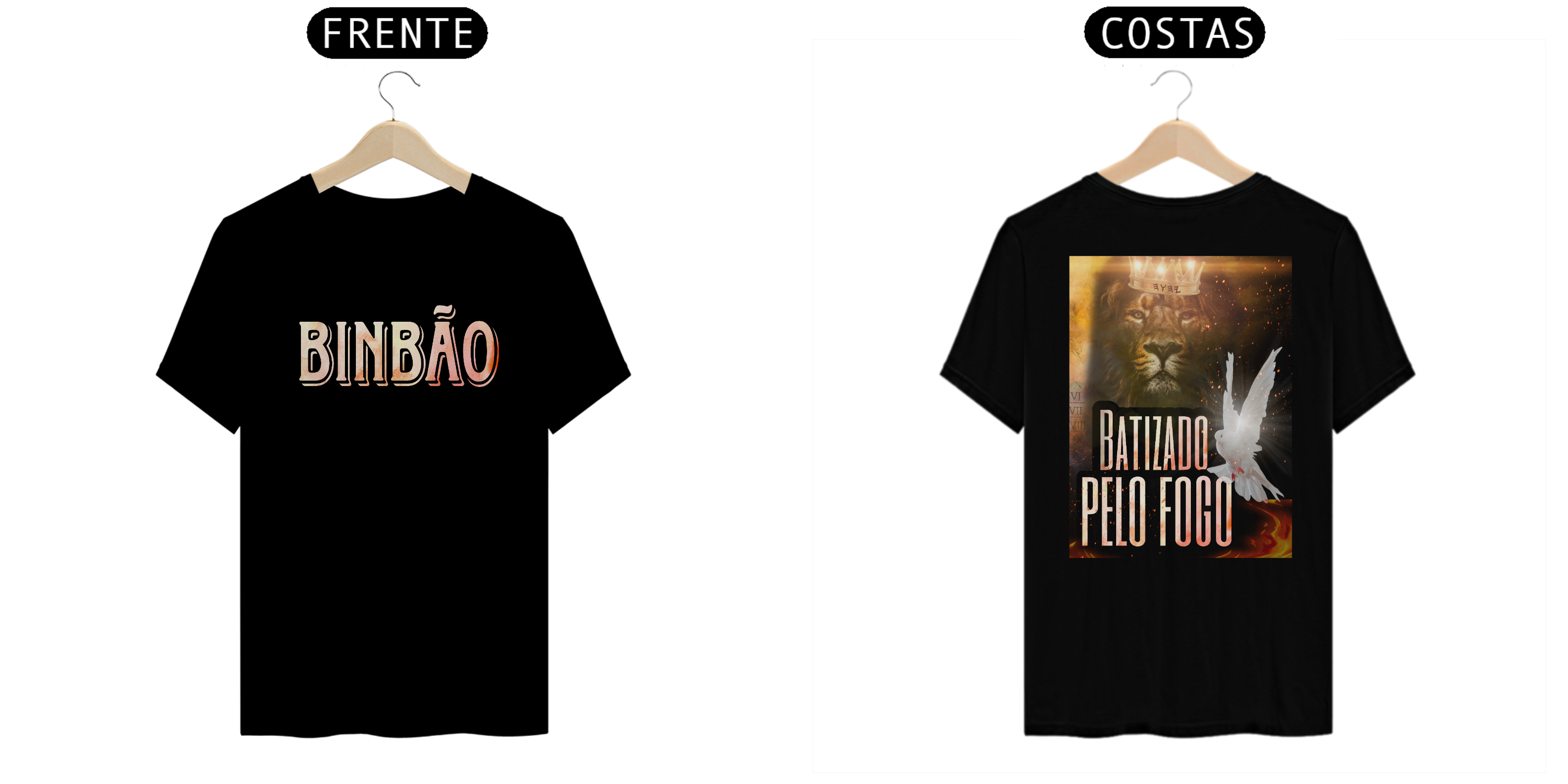 Camisa batizado pelo fogo