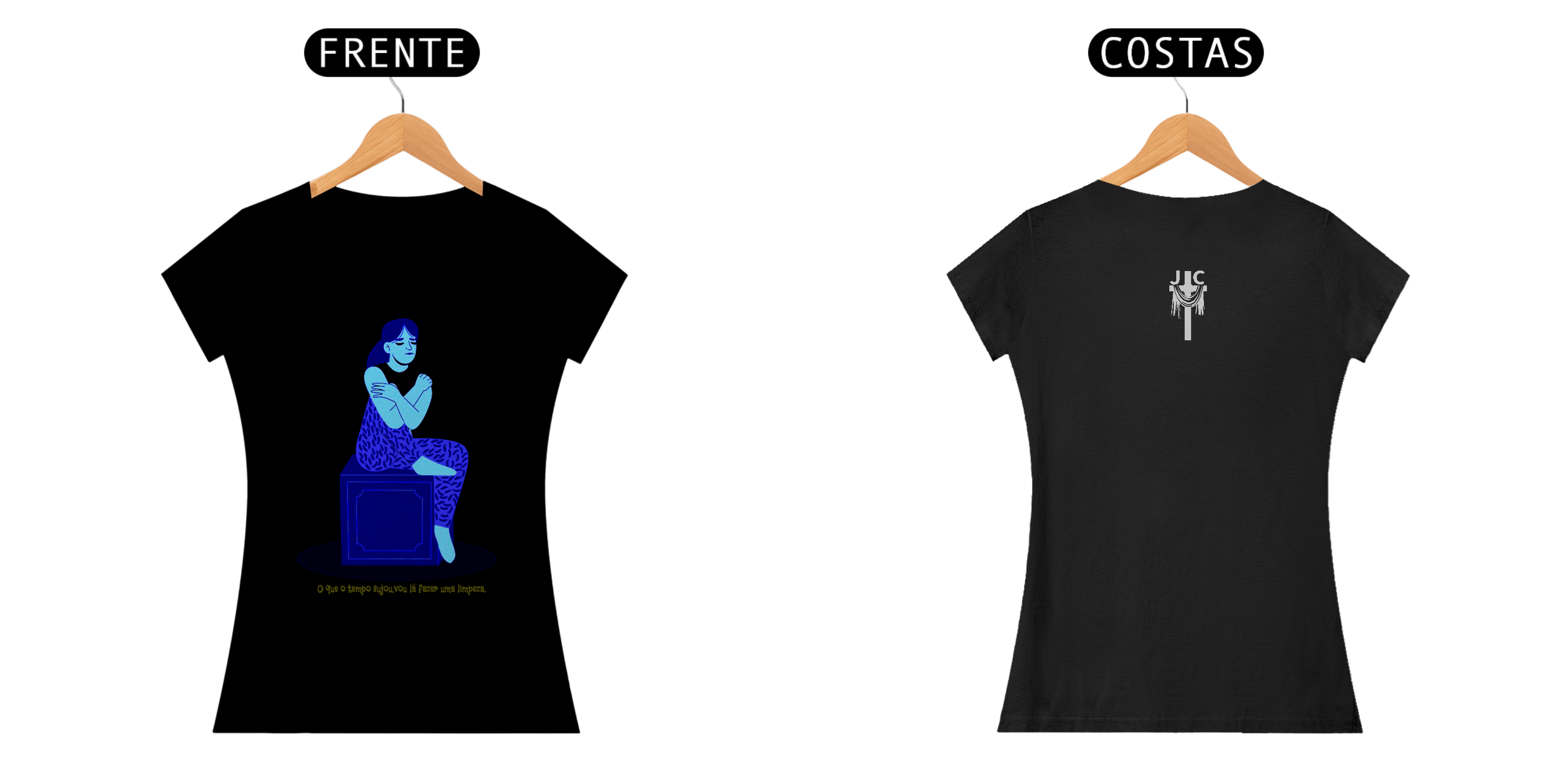 Camisa ''...vou lá fazer uma limpeza.''