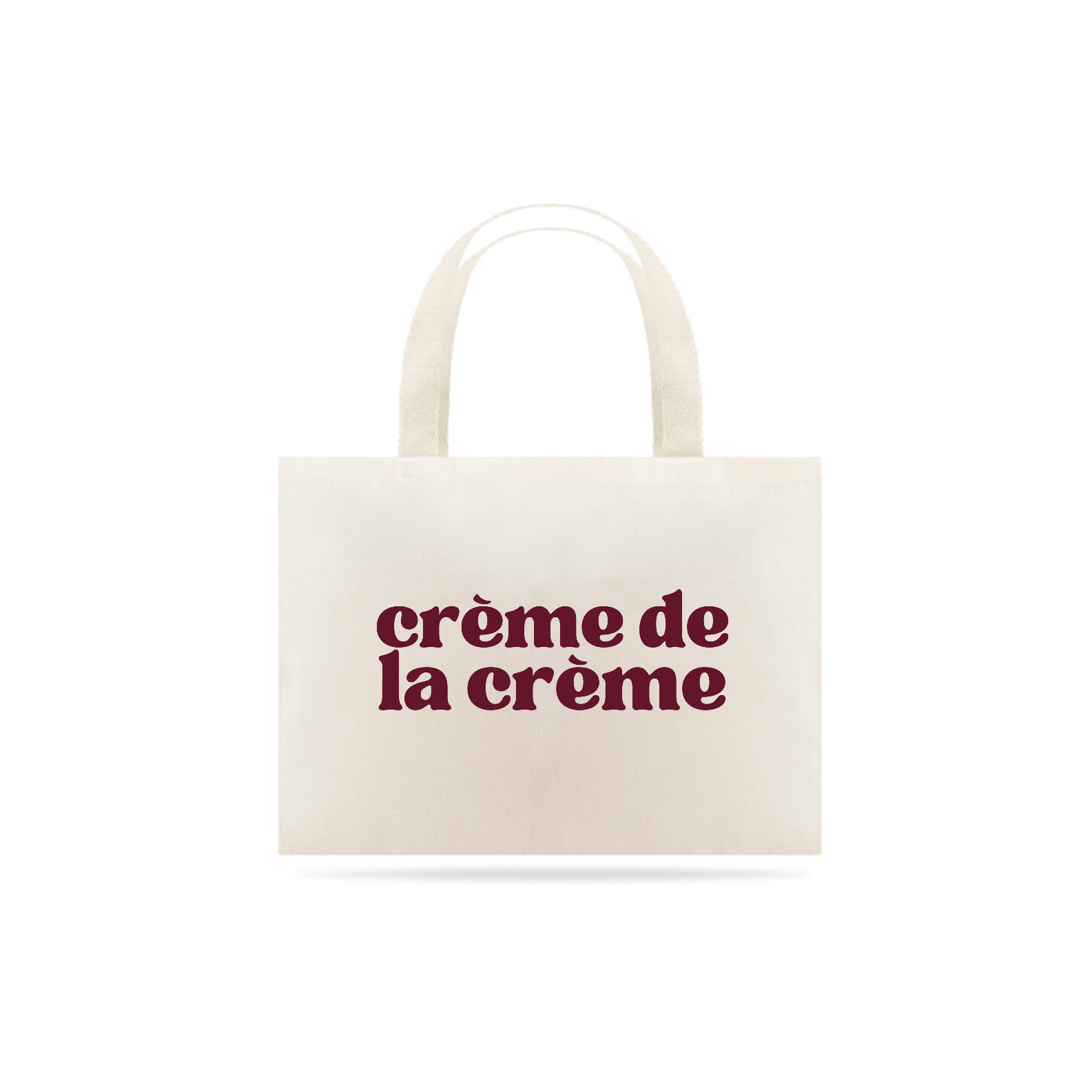 Tote Bag Crème de la créme Bordô