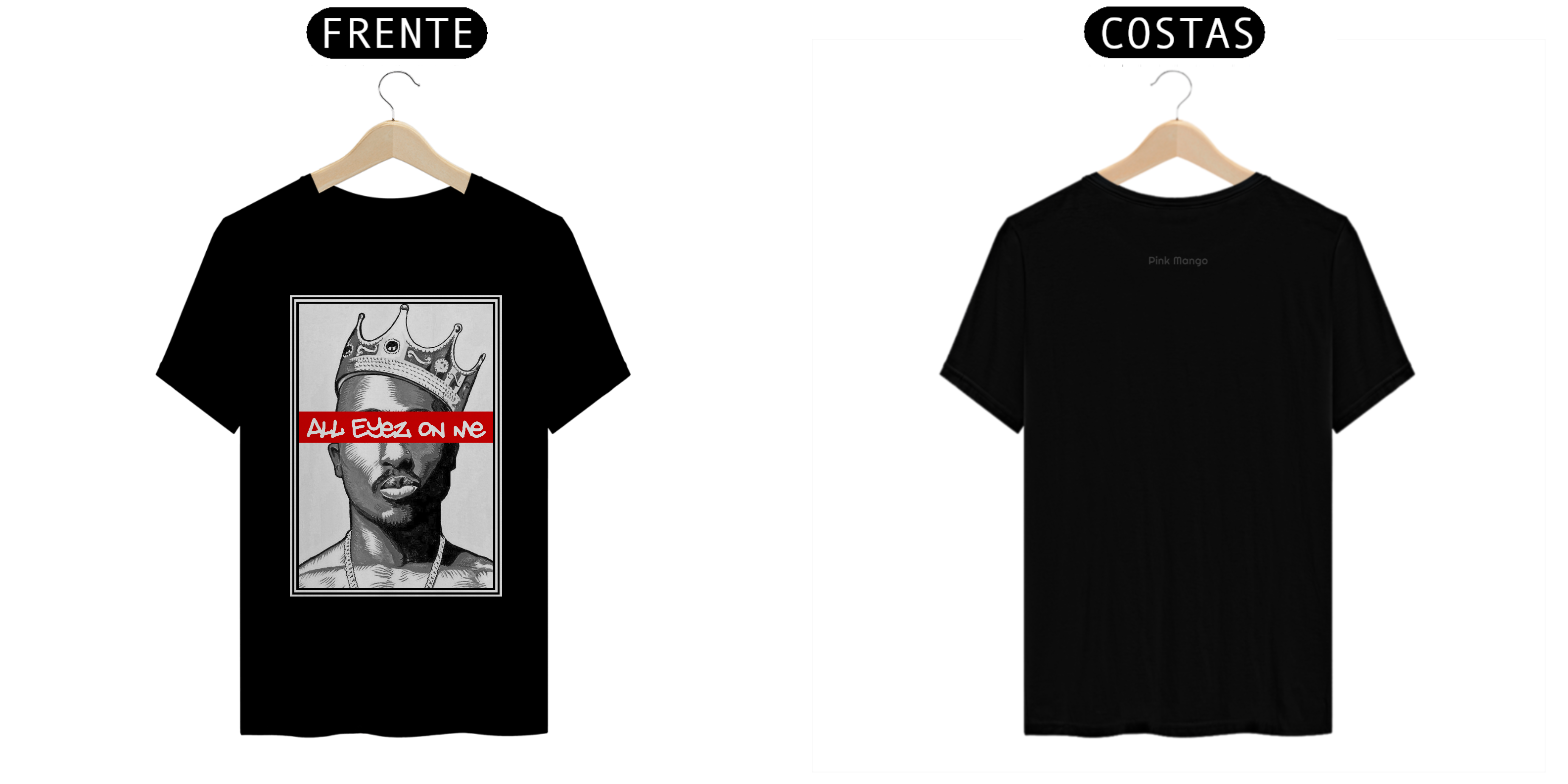 Nome do produto  Camiseta 2 Pac All Eyez on me - Musica Hip-Hop RAP