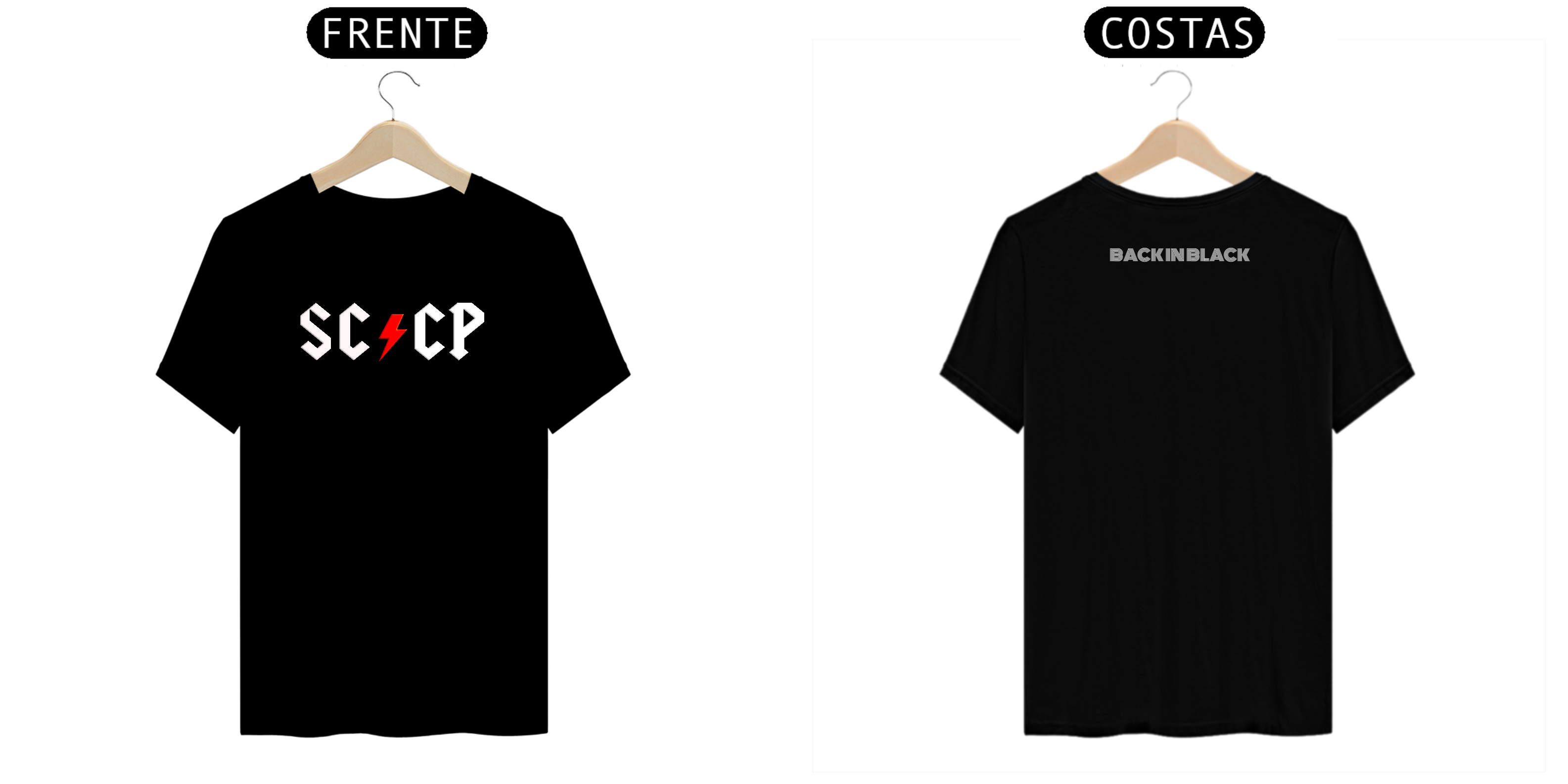 Nome do produto  CAMISETA SC/CP AC/DC PRETA
