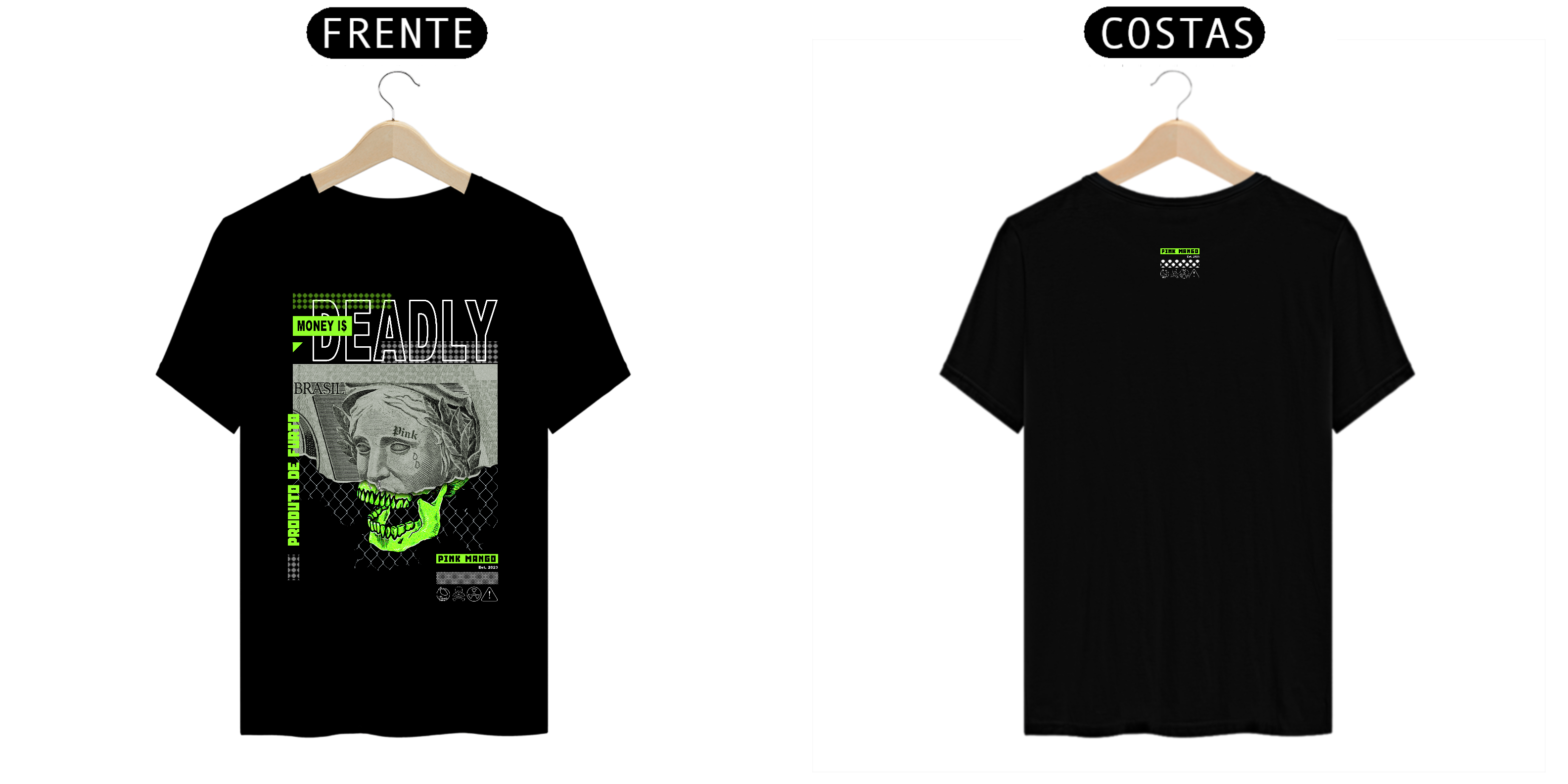 Nome do produto  CAMISETA MONEY I$ DEADLY PREMIUM BLACK