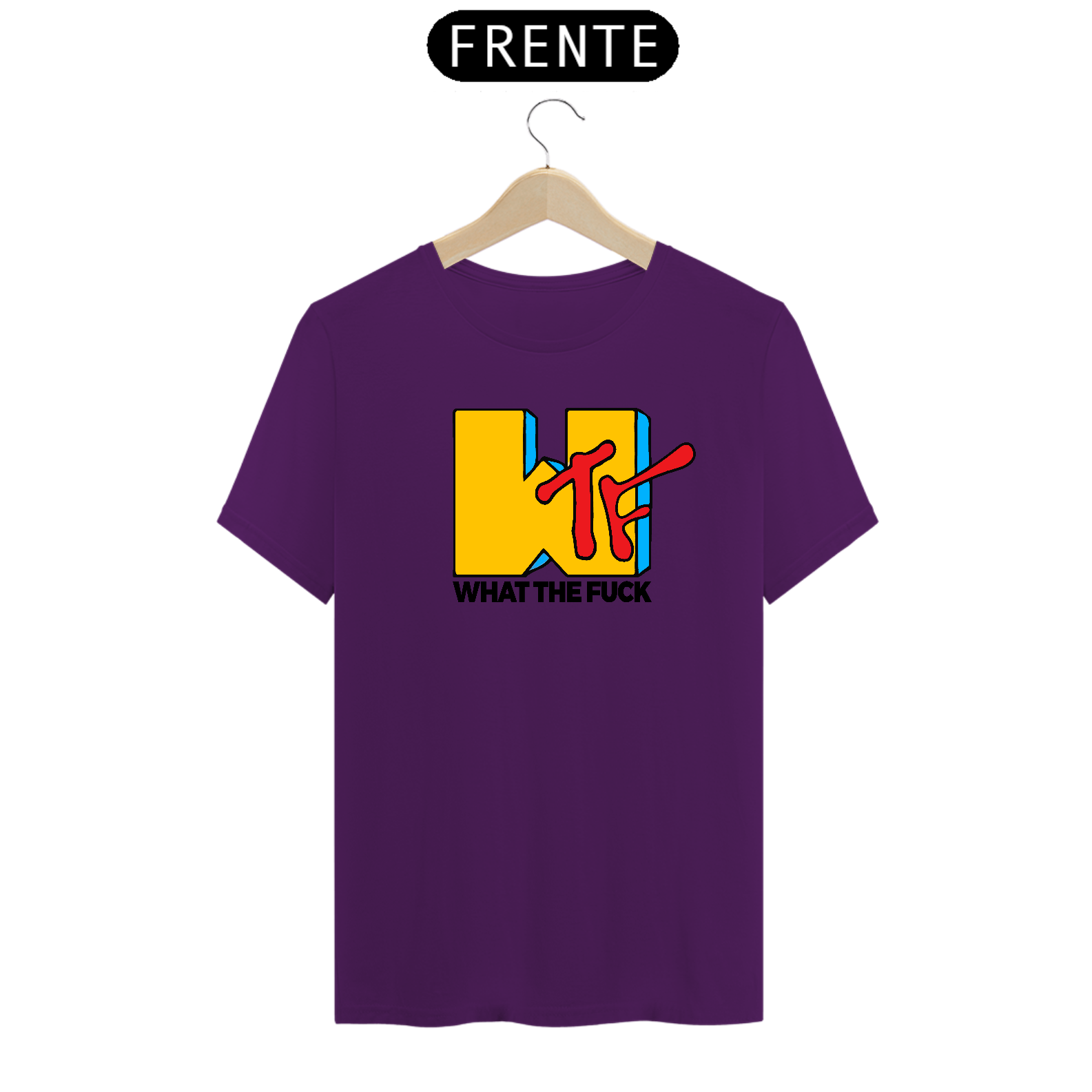 CAMISETA WHAT THE FUCK (mtv)